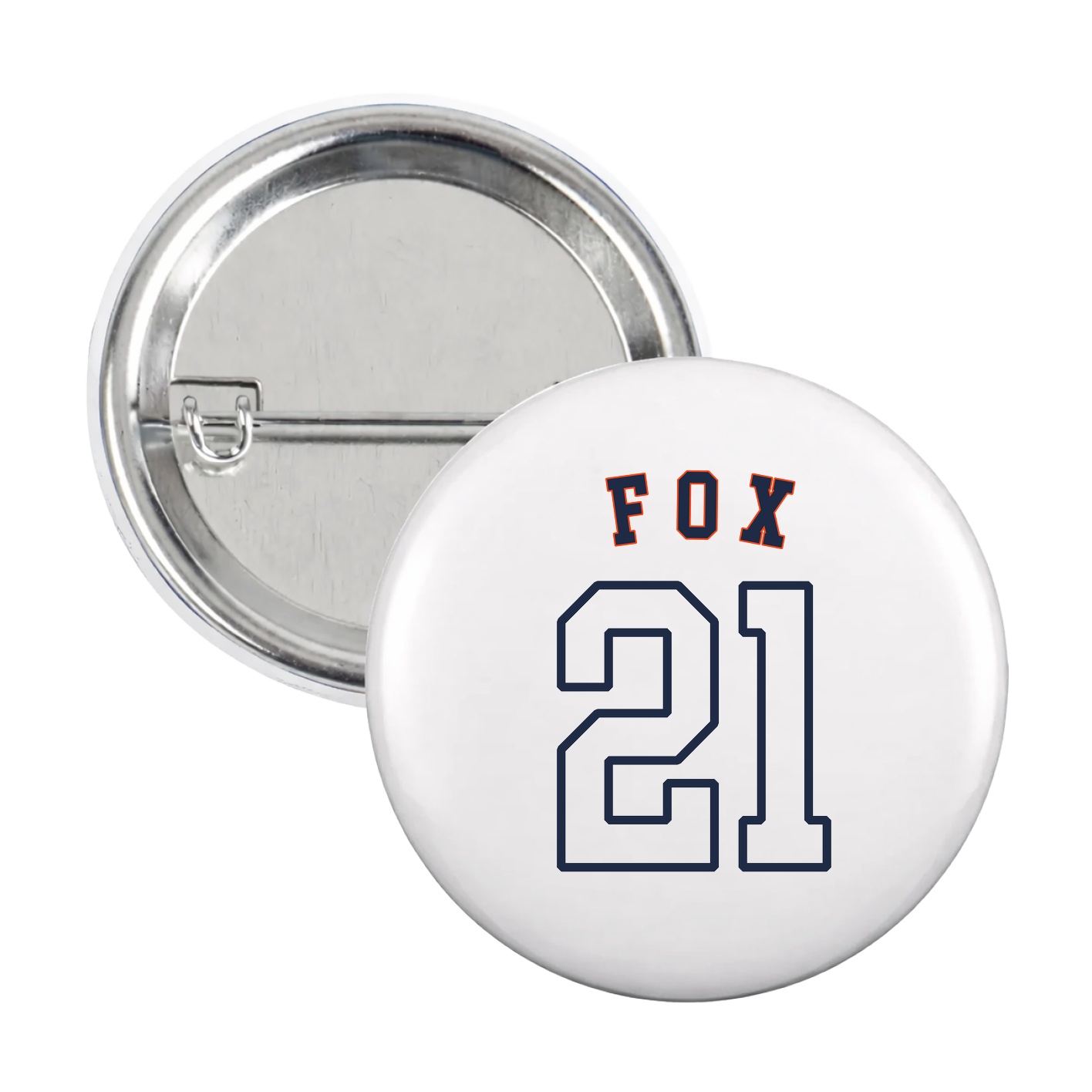 Game Day Button — Shirsey Arch in White