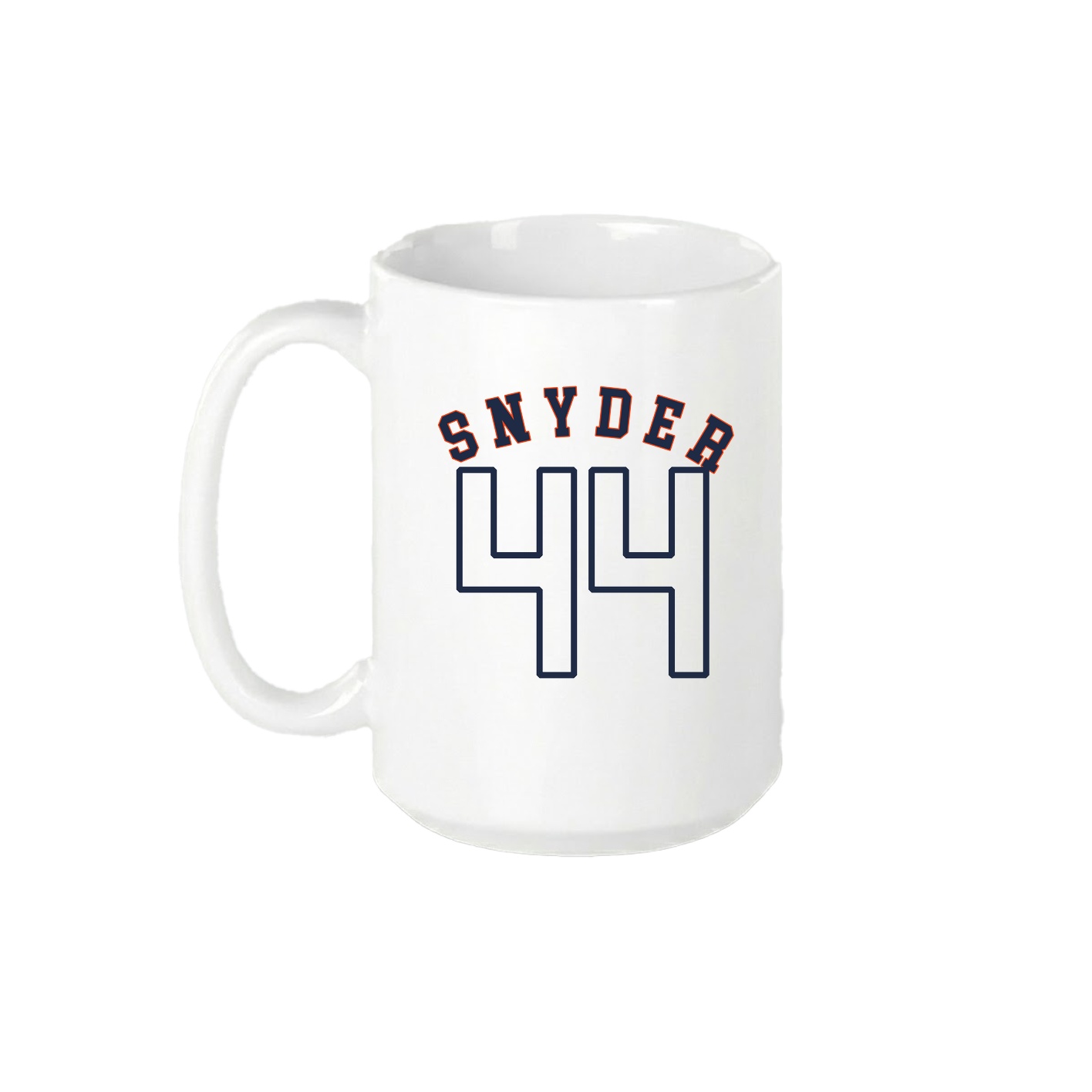15oz Coffee Mug — Shirsey Arch in White