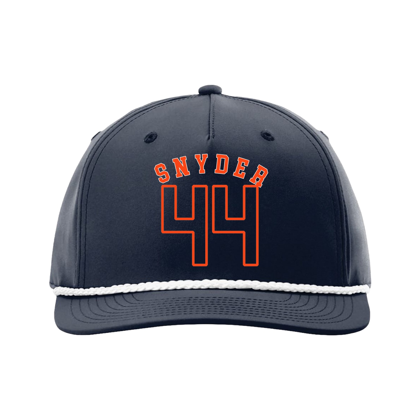 Five-Panel Classic Rope Cap — Shirsey Arch in Navy