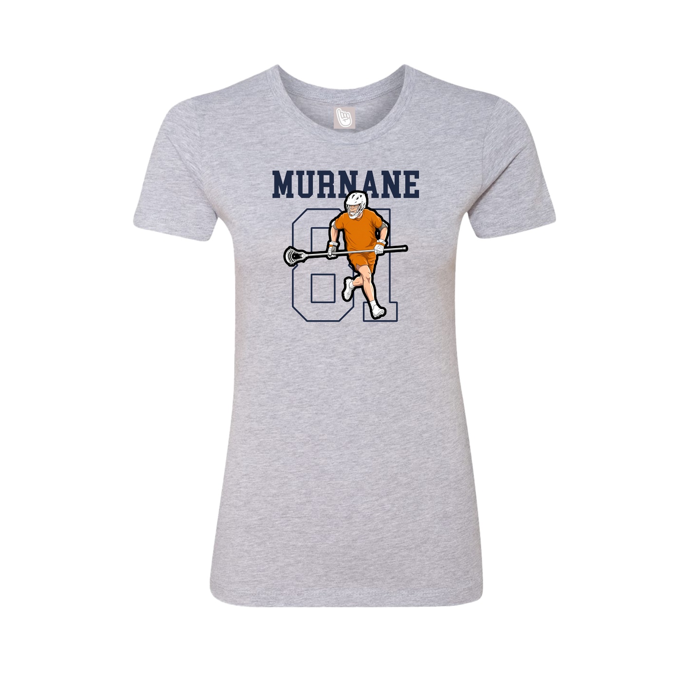 Fitted Women's Tee — Shirsey in Grey