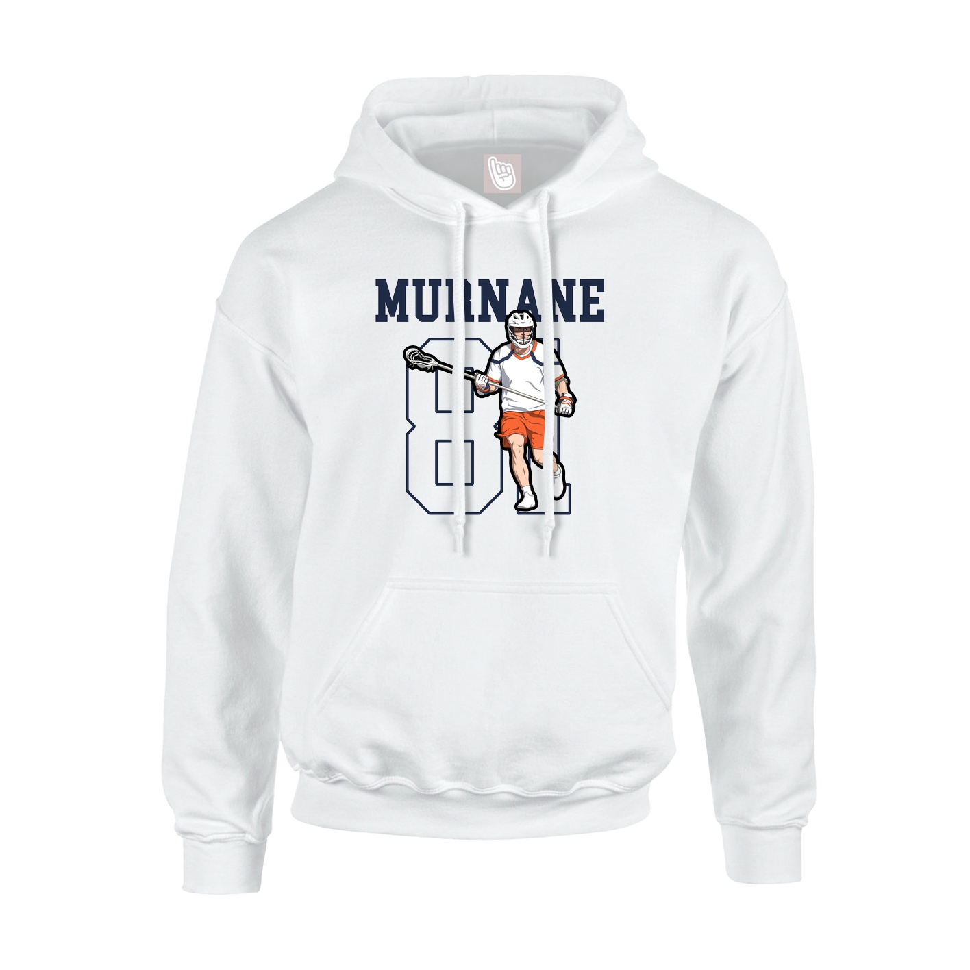 Hoodie — Shirsey in White