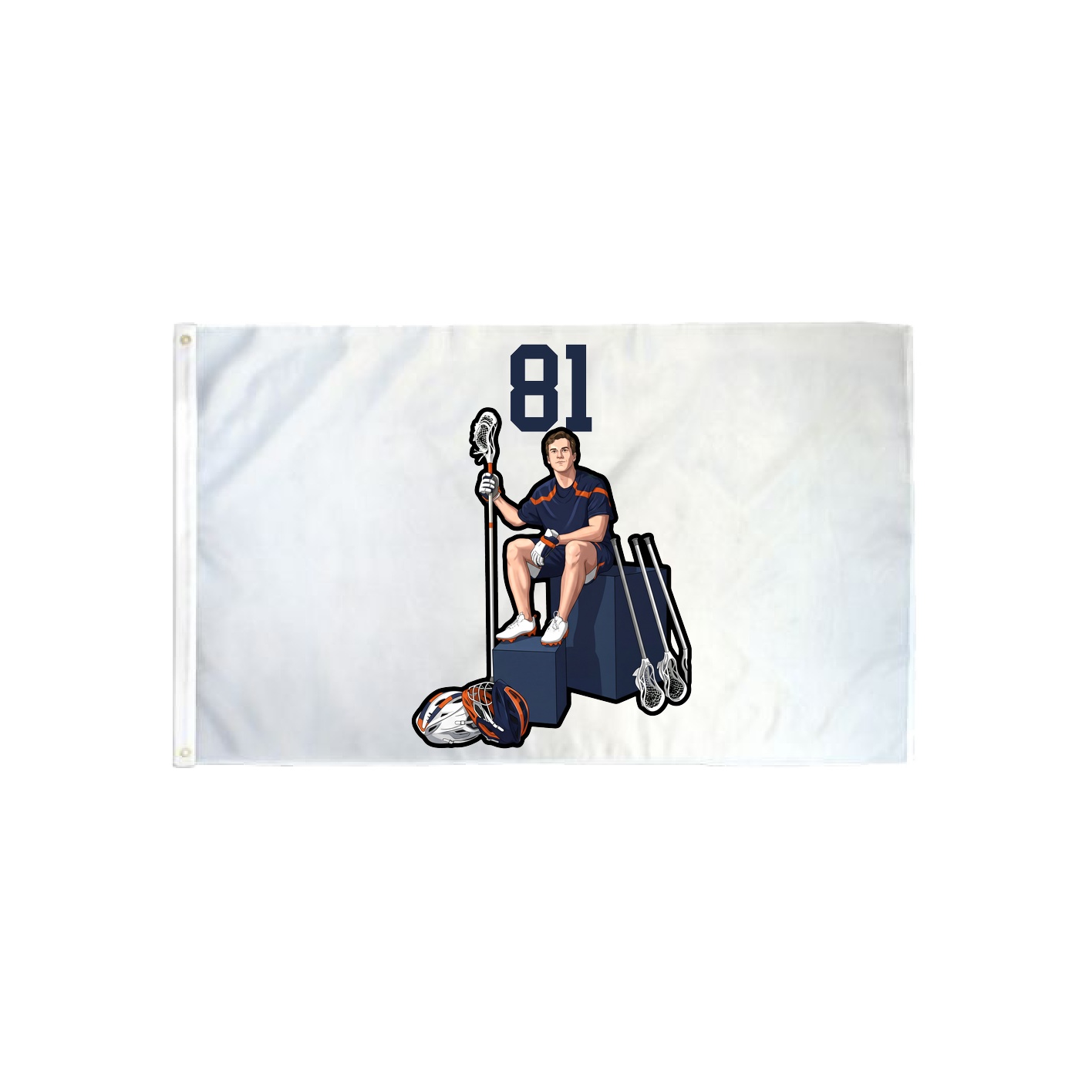 3x5 Flag — Number Top in Classic