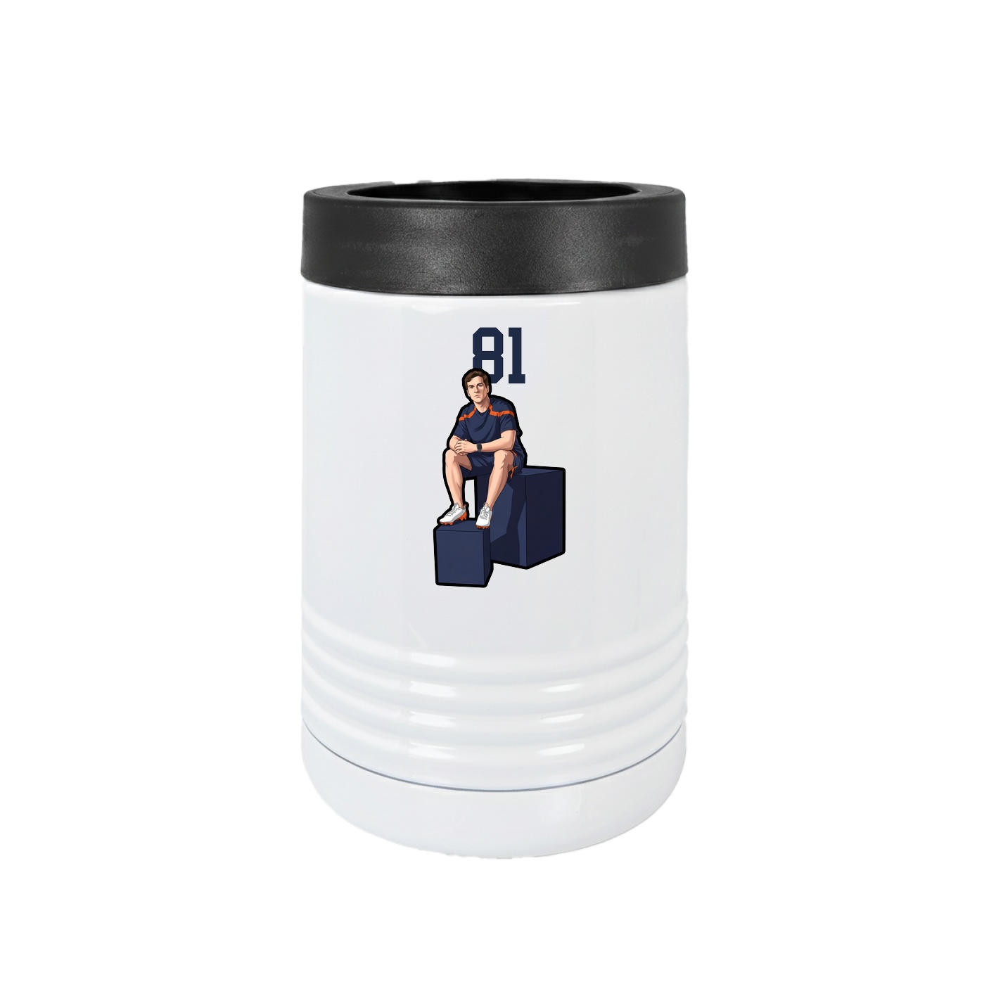 Beverage Holder — Number Top in White