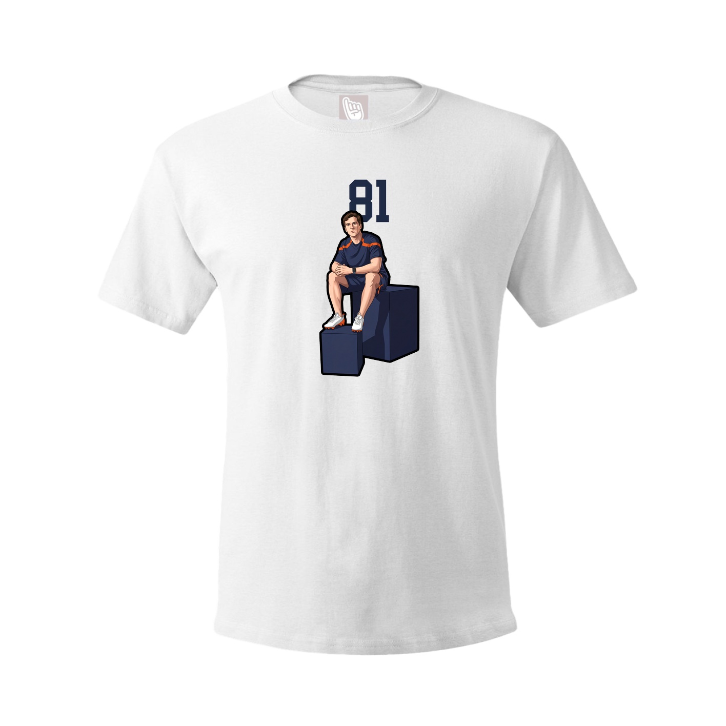 Tee — Number Top in White