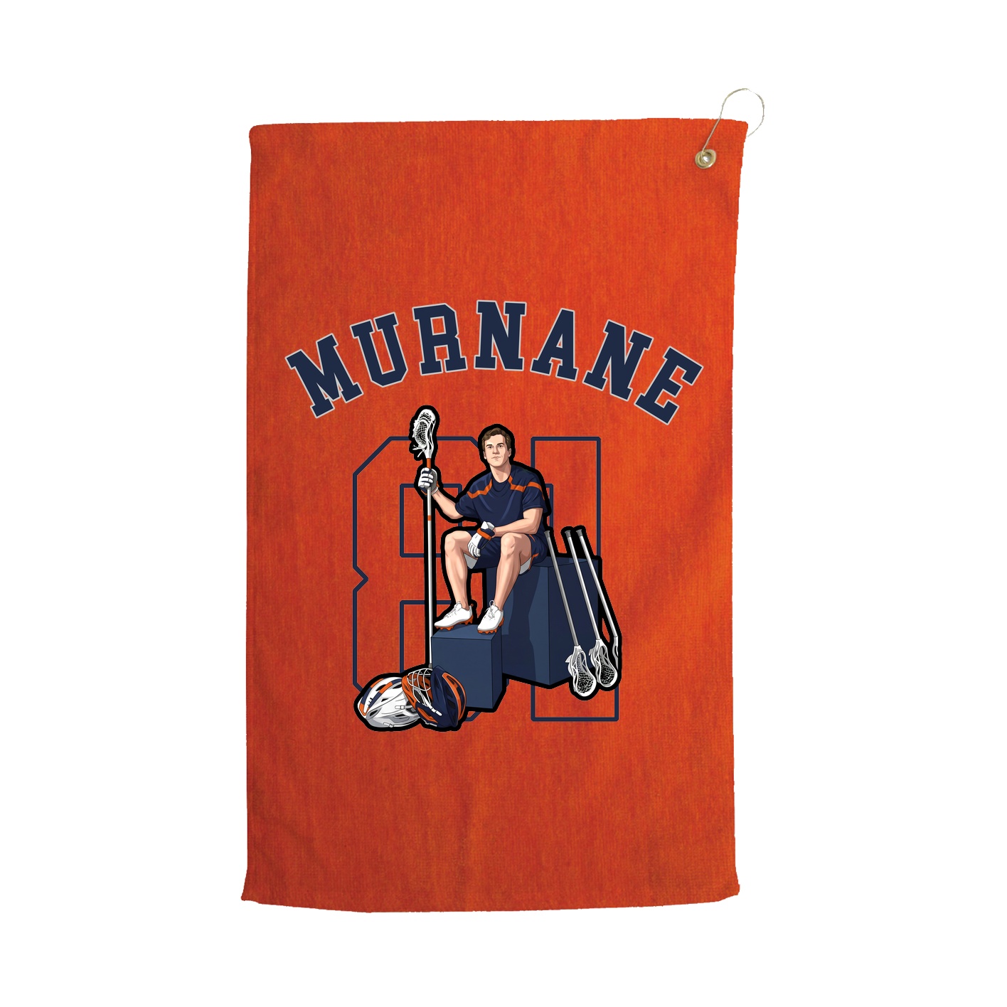 Golf Towel — Shirsey Arch in Orange