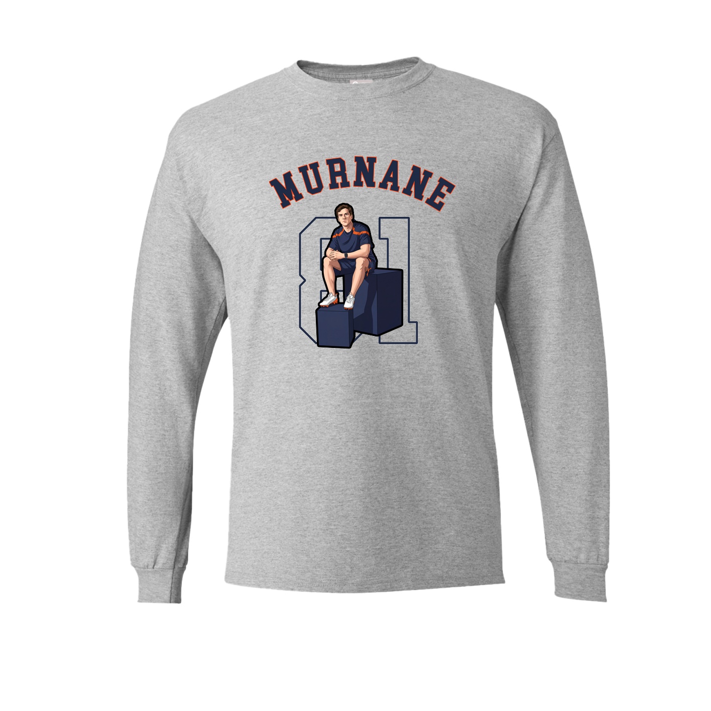 Long Sleeve Tee — Shirsey Arch in Grey