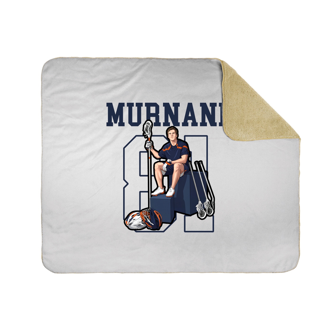 Throw Blanket — Shirsey in White