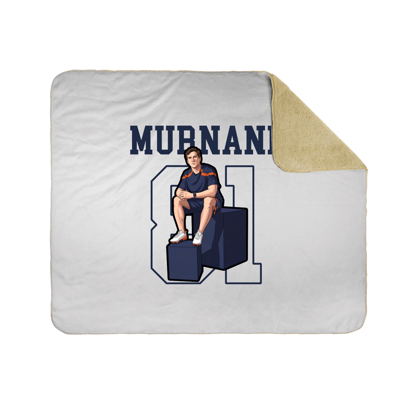 Throw Blanket — Shirsey in White