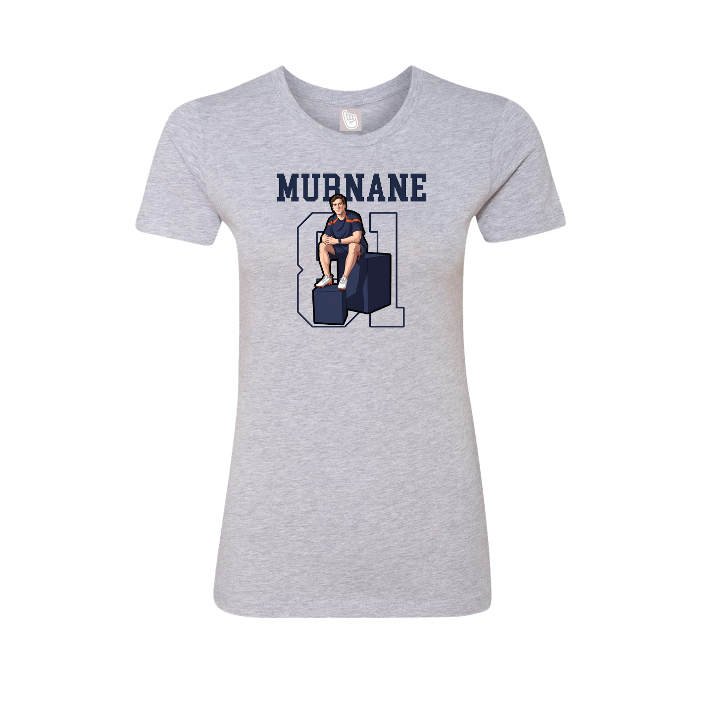 Fitted Women's Tee — Shirsey in Grey