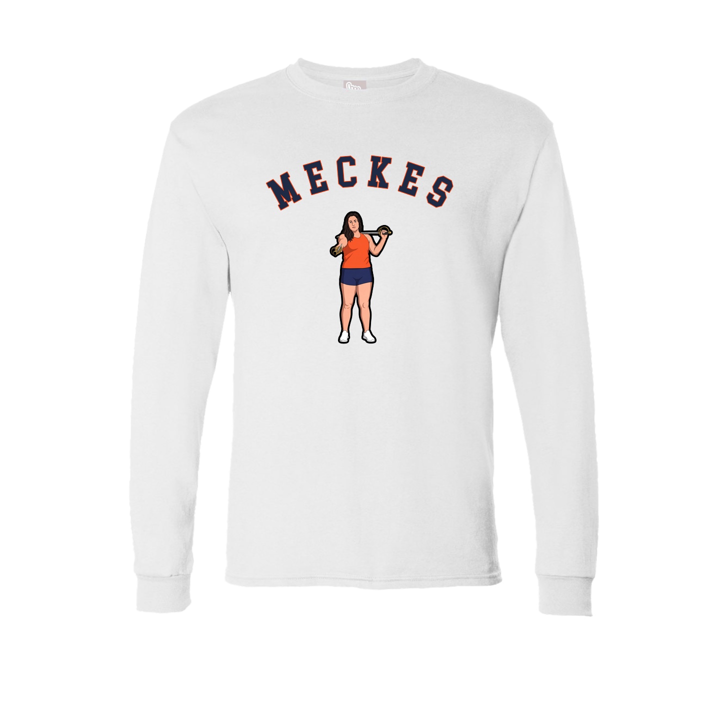 Long Sleeve Tee — Shirsey Arch in White