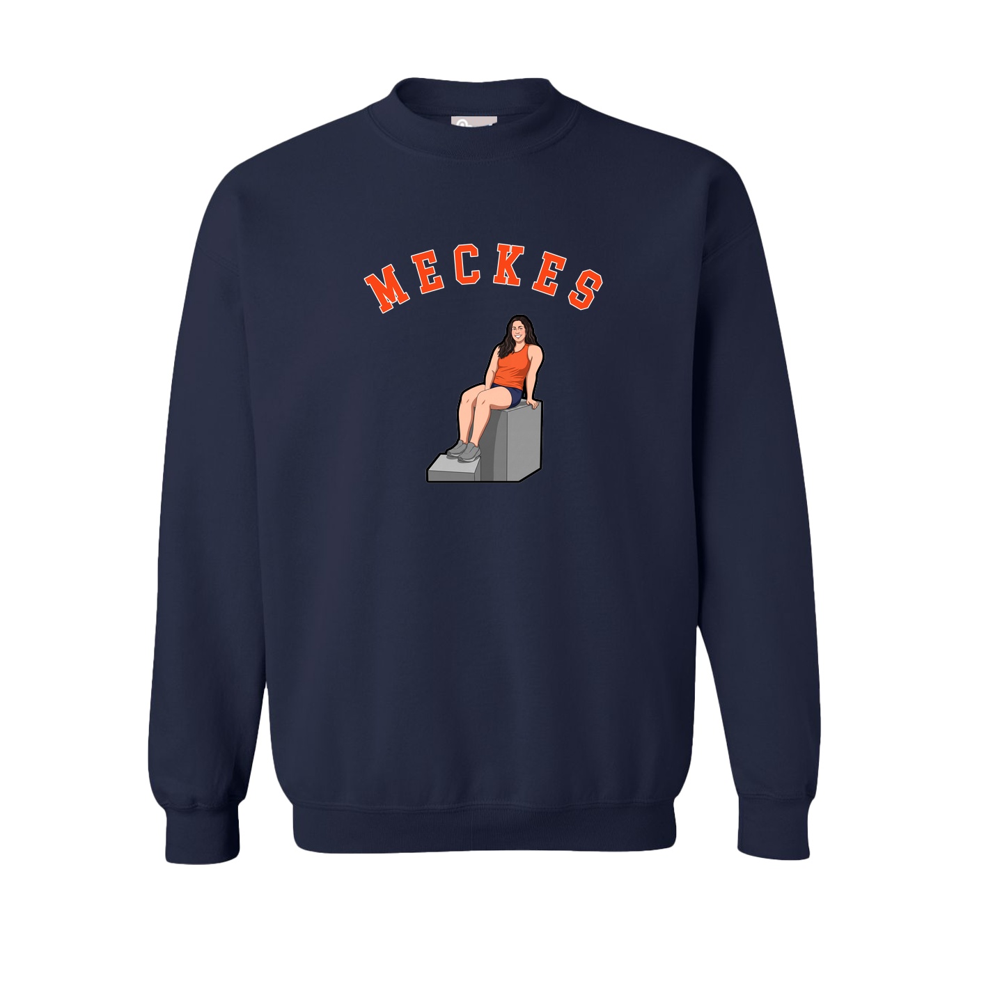 Fleece Crew — Shirsey Arch in Navy