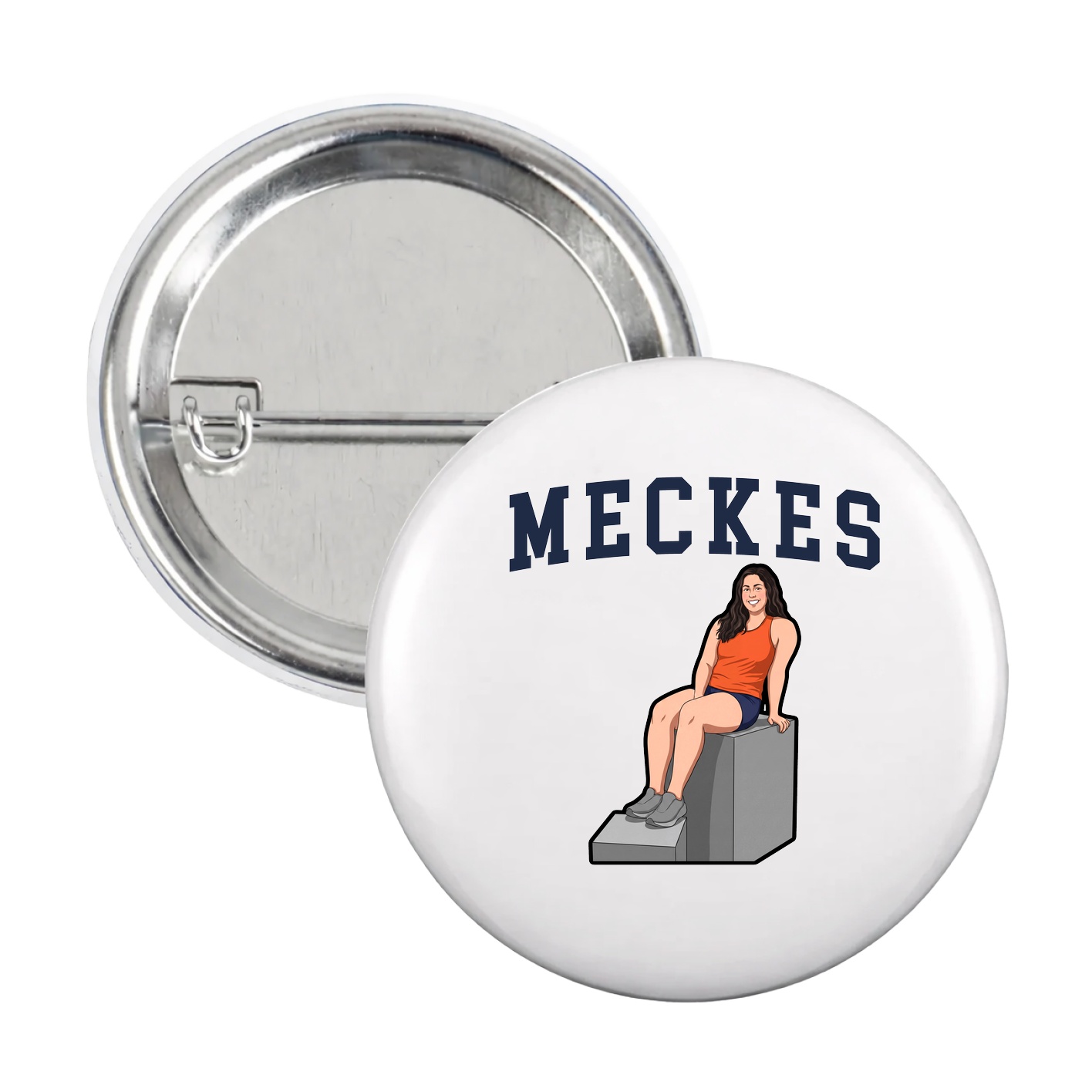 Game Day Button — Shirsey in White