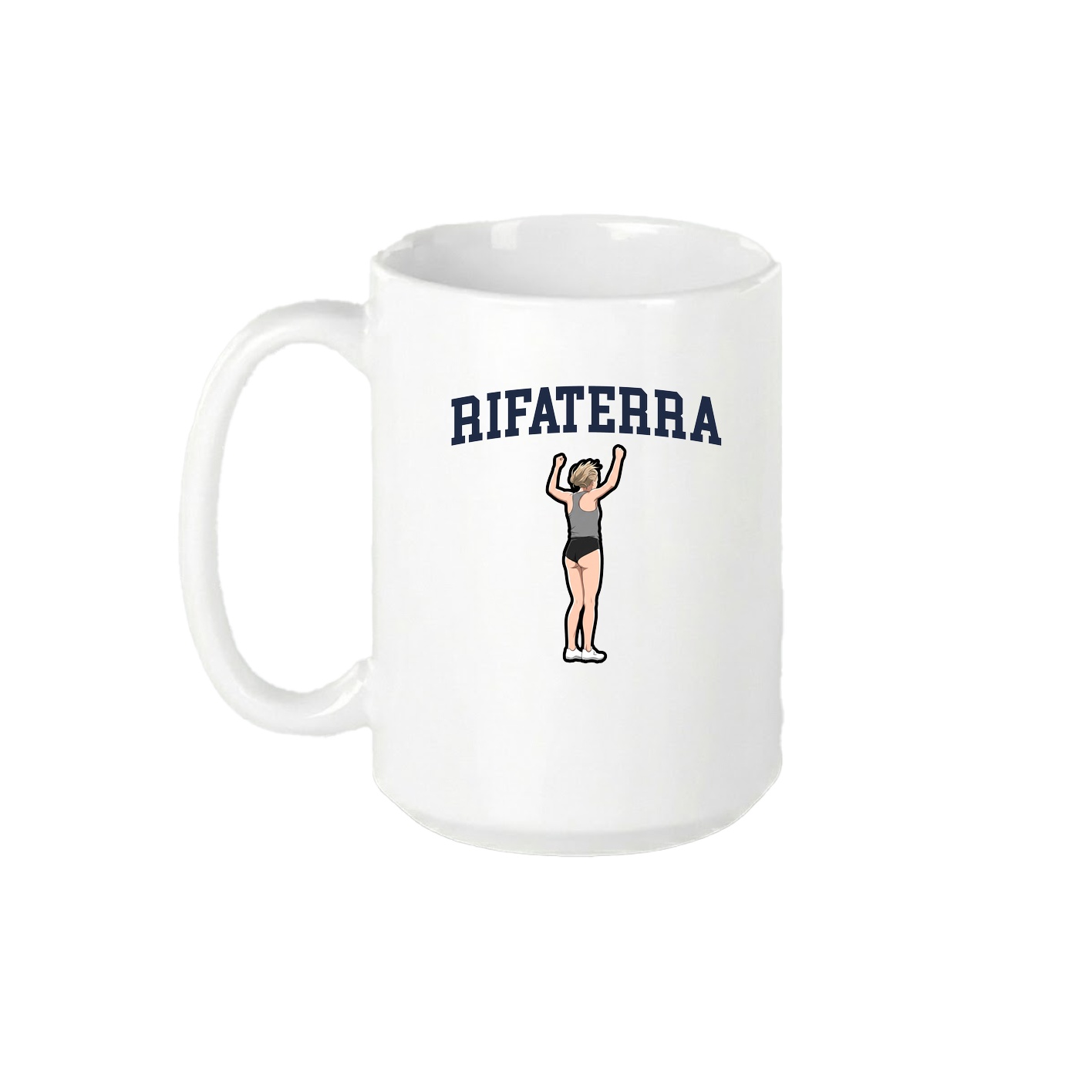 15oz Coffee Mug — Shirsey in White