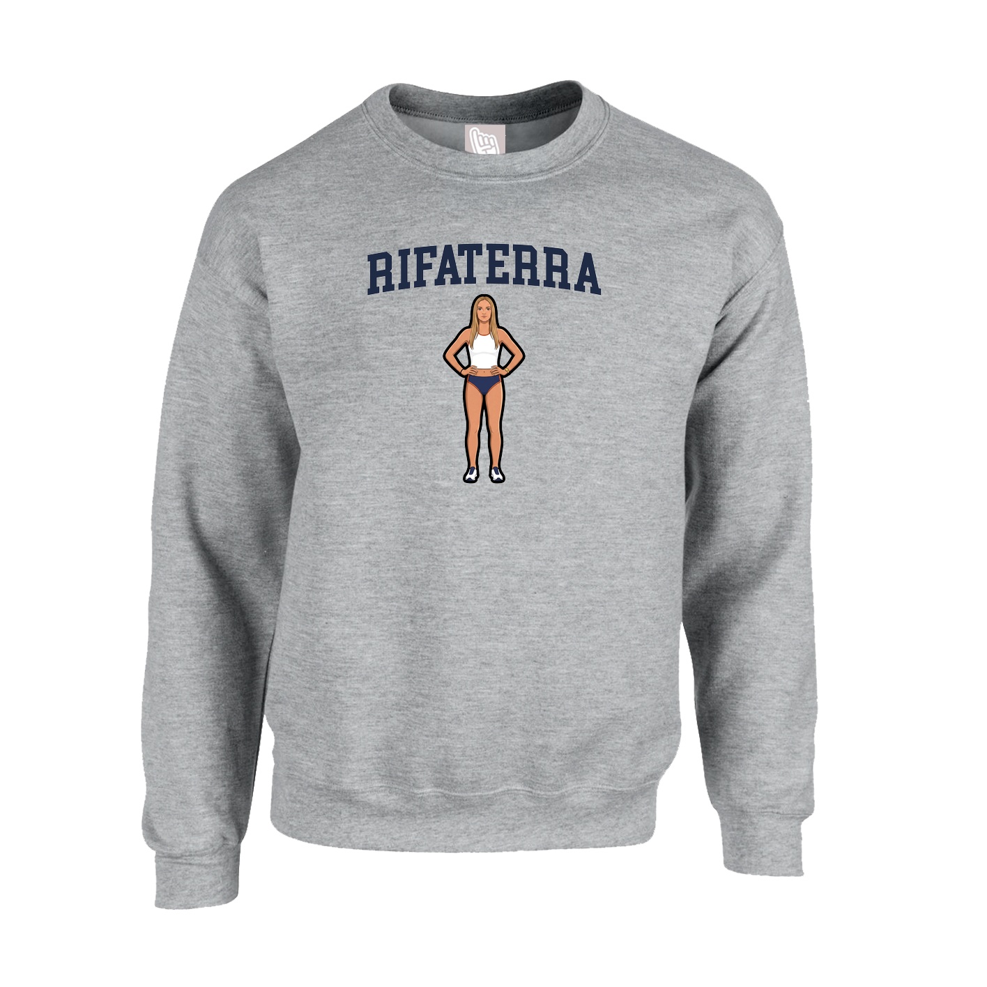 Fleece Crew — Shirsey in Grey