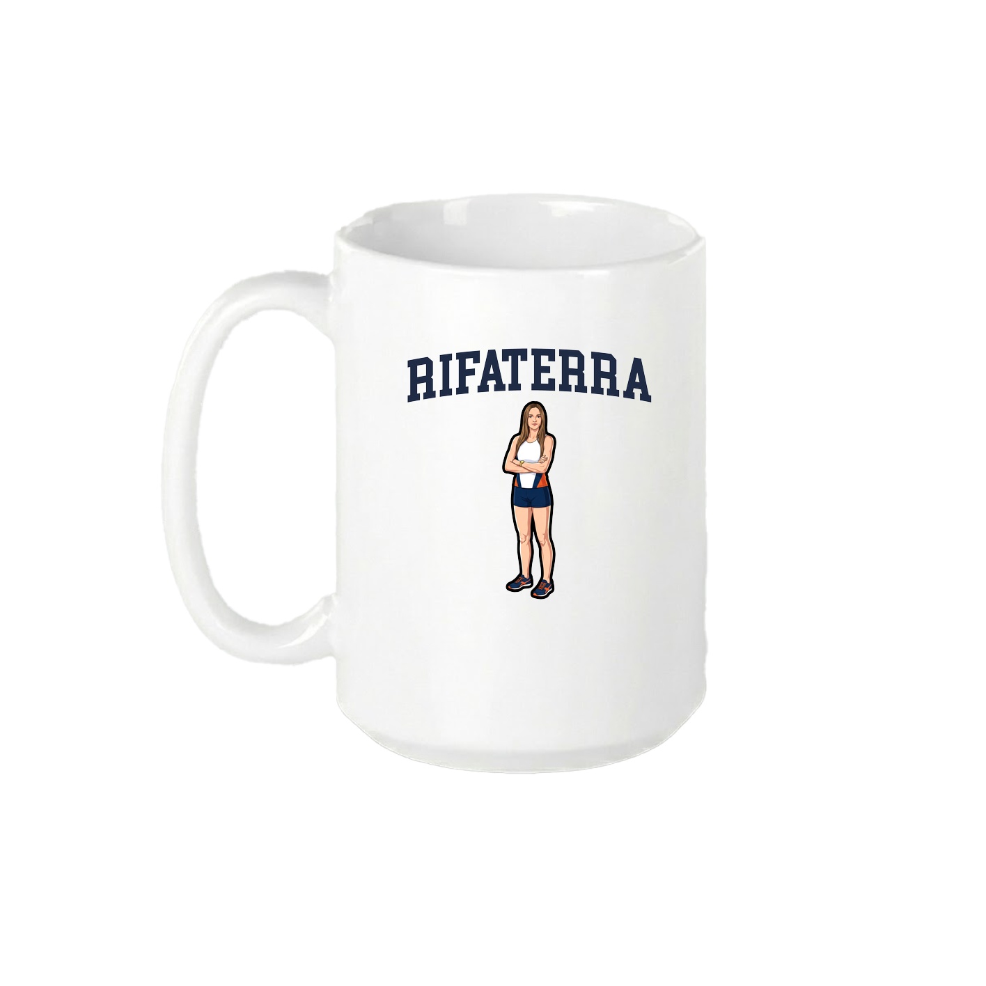 15oz Coffee Mug — Shirsey in White