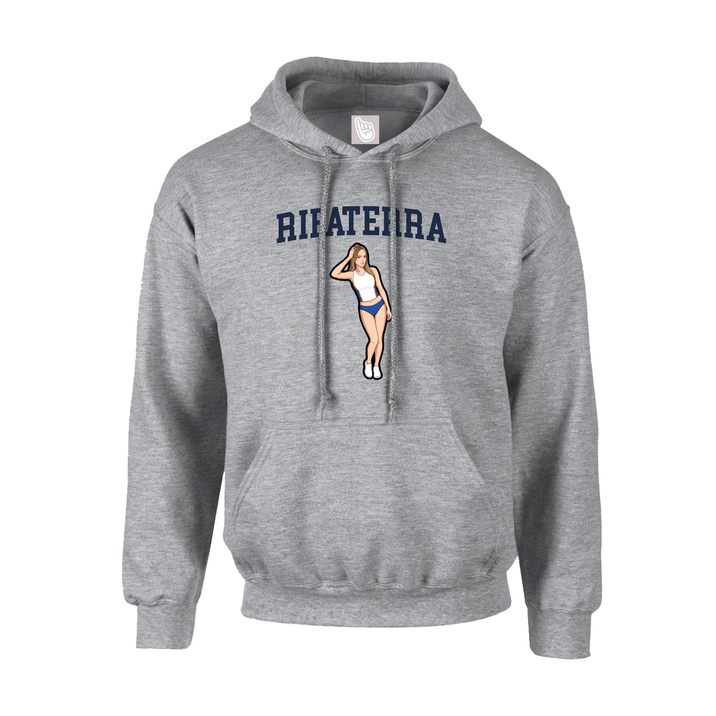 Hoodie — Shirsey in Grey