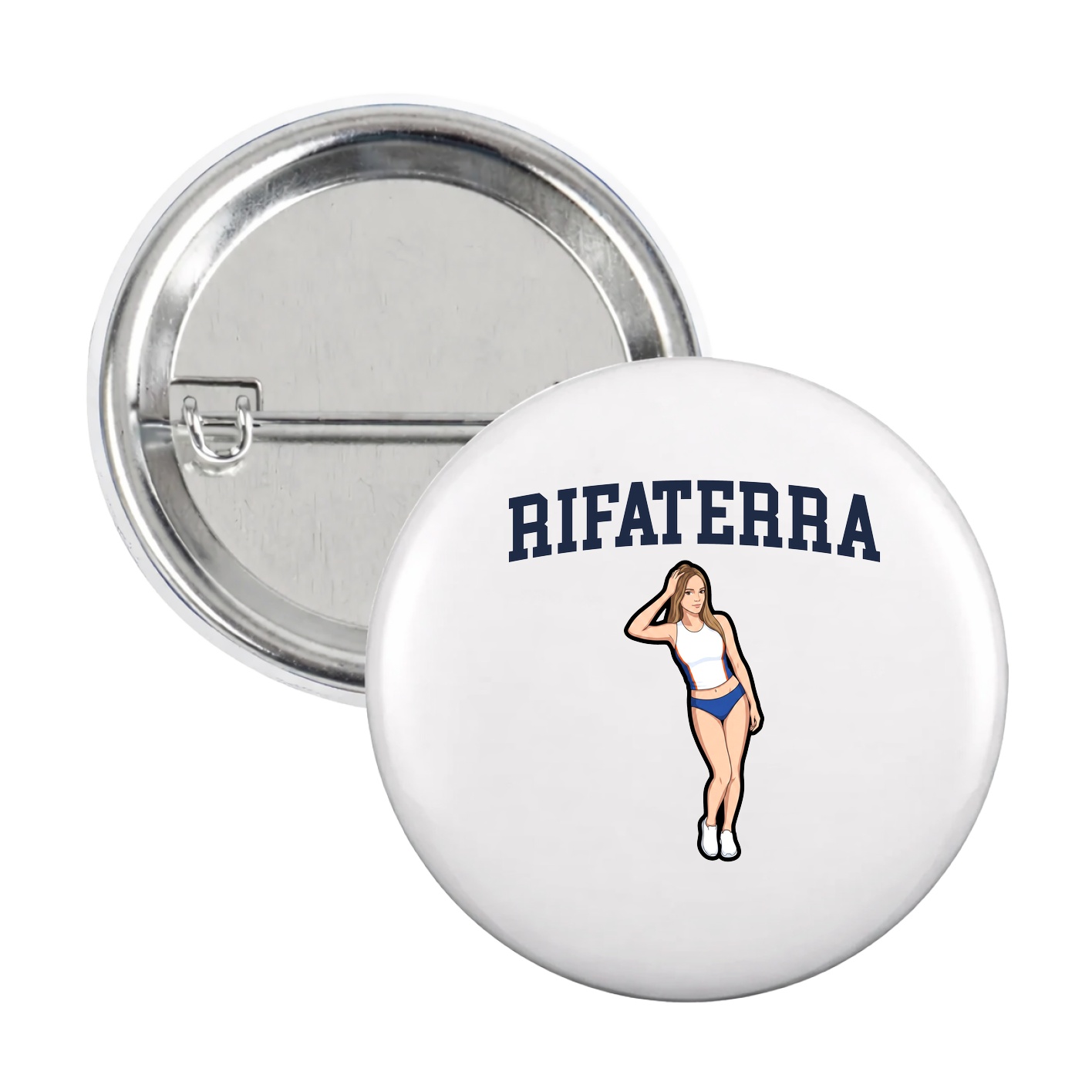 Game Day Button — Shirsey in White