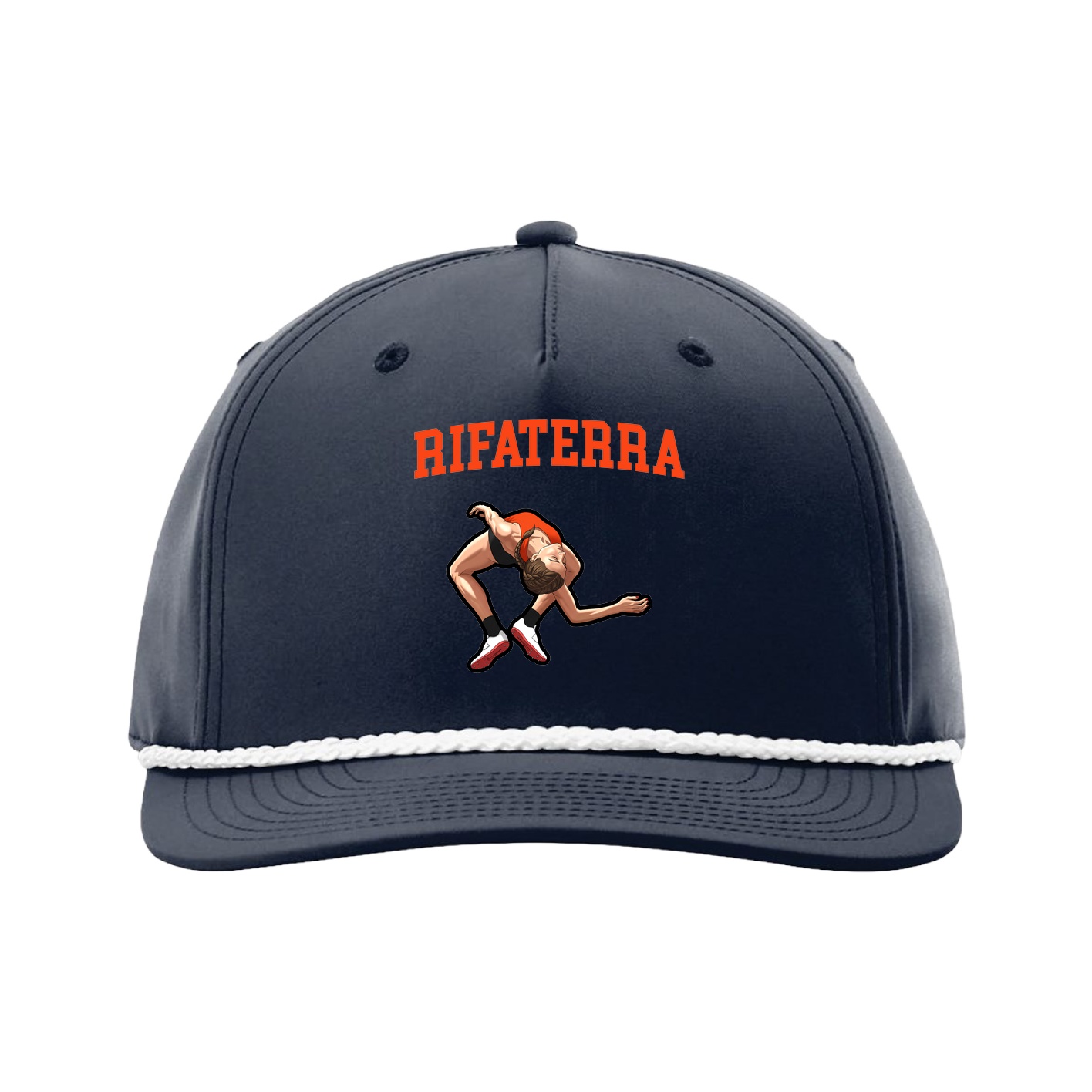 Five-Panel Classic Rope Cap — Shirsey in Navy