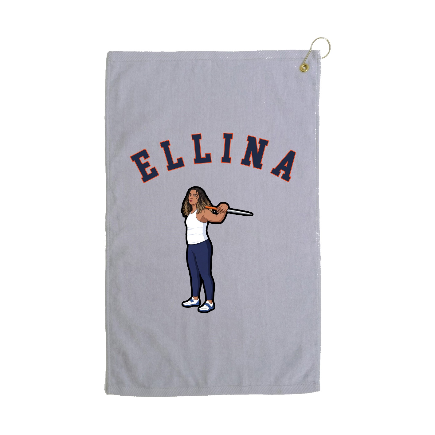 Golf Towel — Shirsey Arch in Grey
