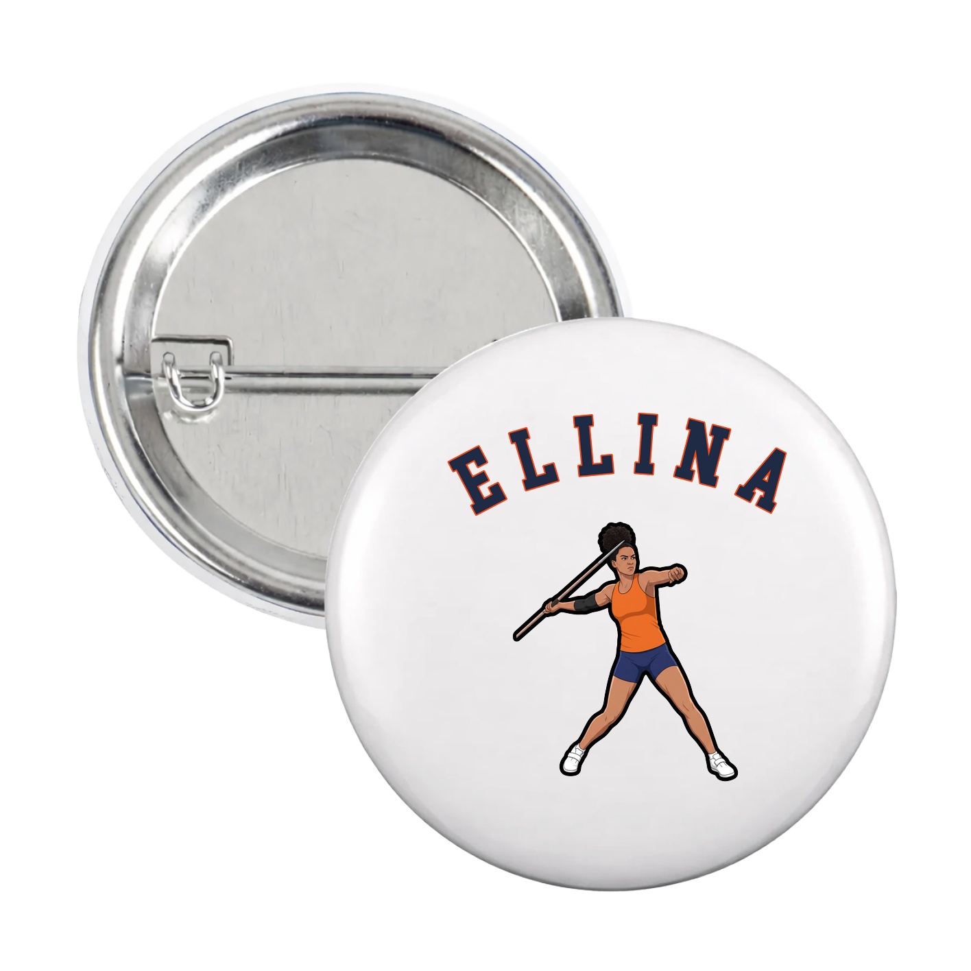 Game Day Button — Shirsey Arch in White