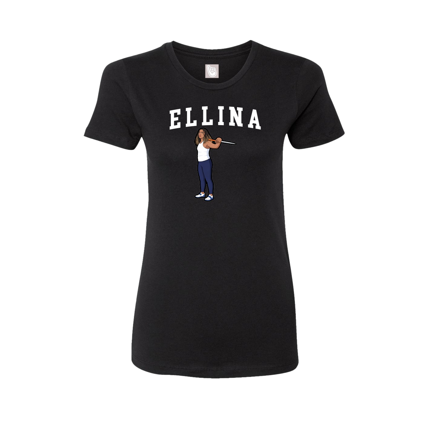 Fitted Women's Tee — Shirsey in Black