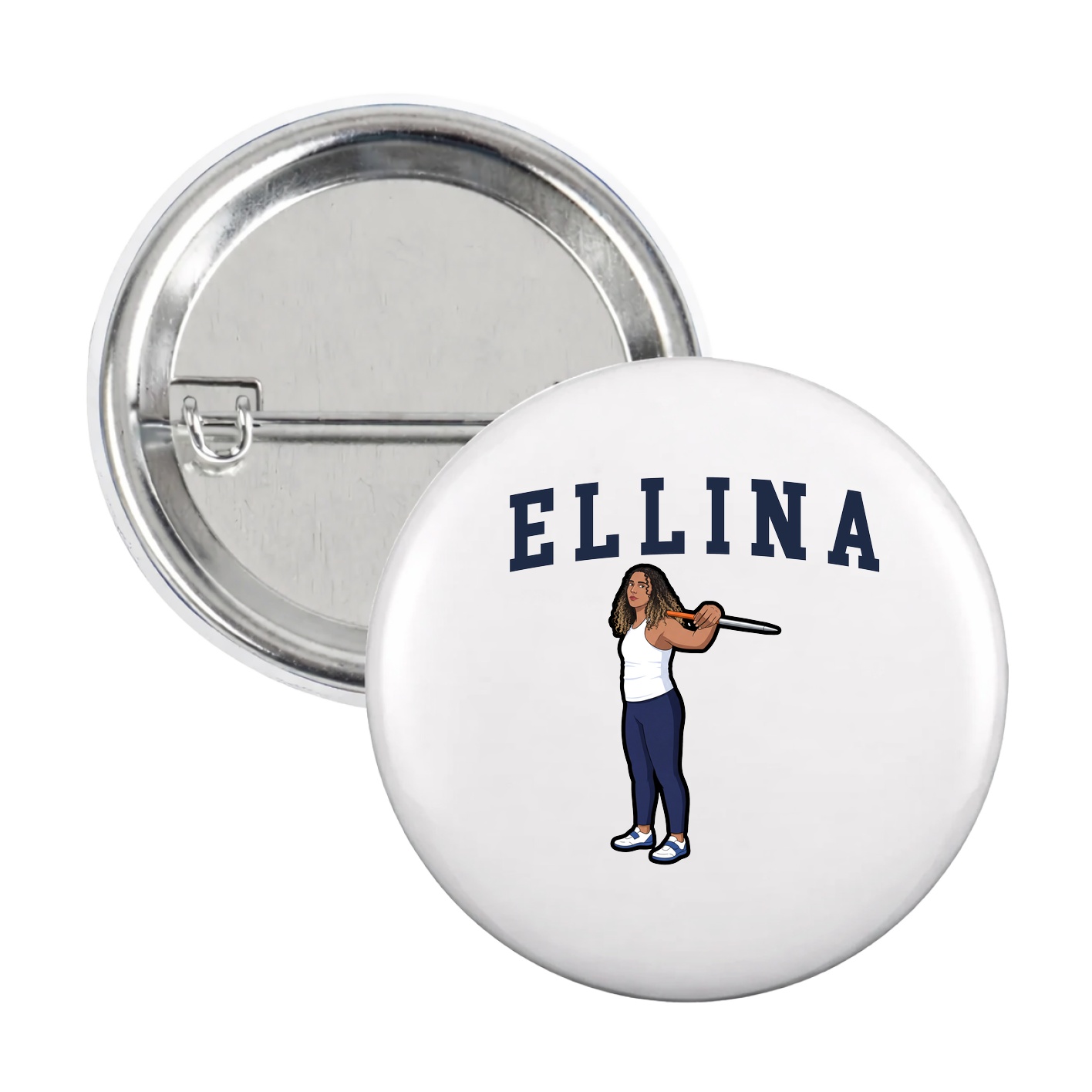 Game Day Button — Shirsey in White