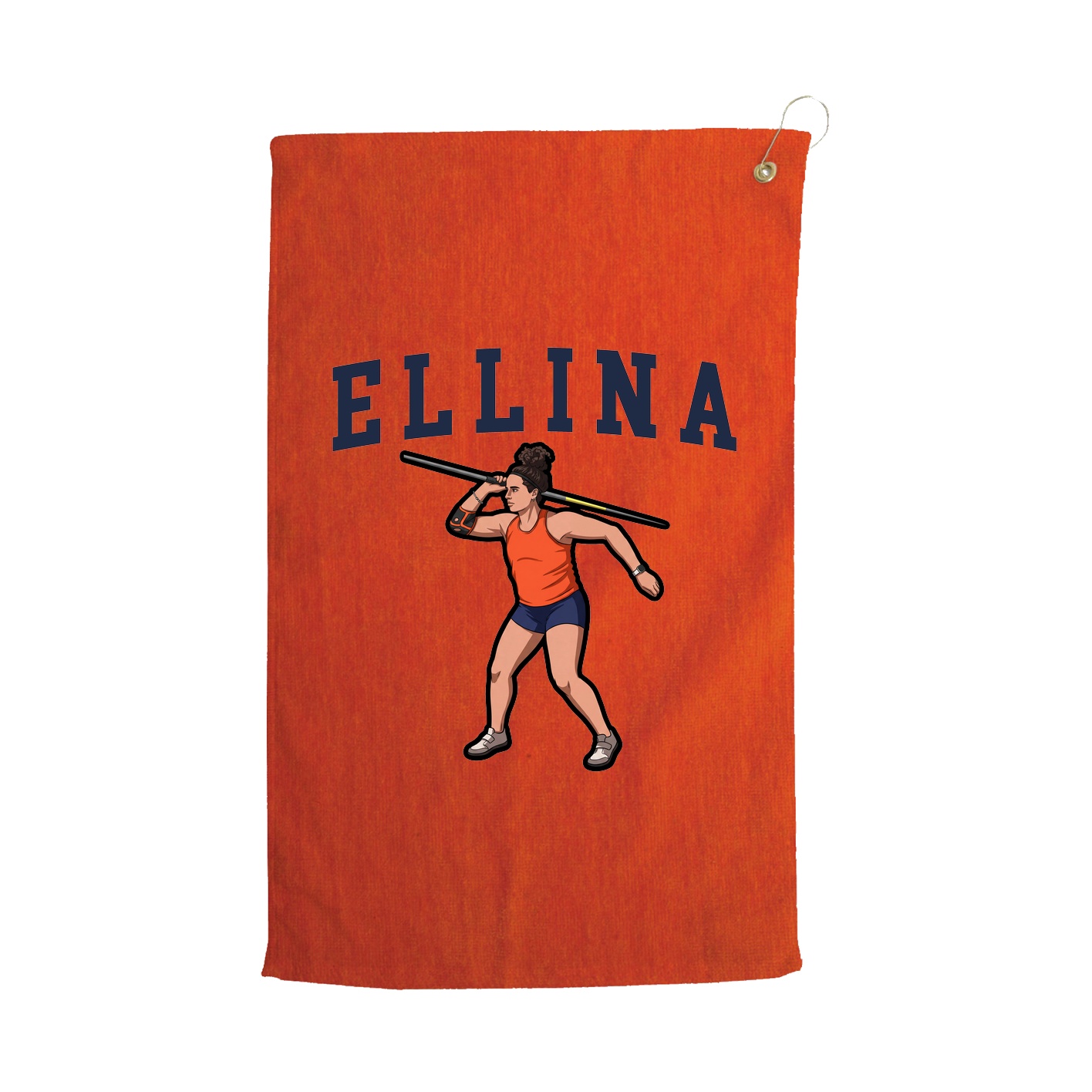 Golf Towel — Shirsey in Orange