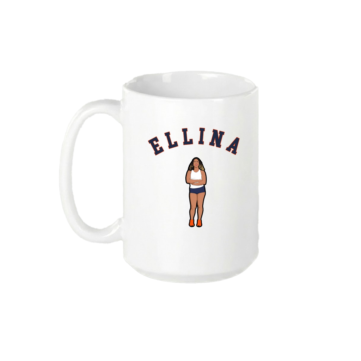 15oz Coffee Mug — Shirsey Arch in White