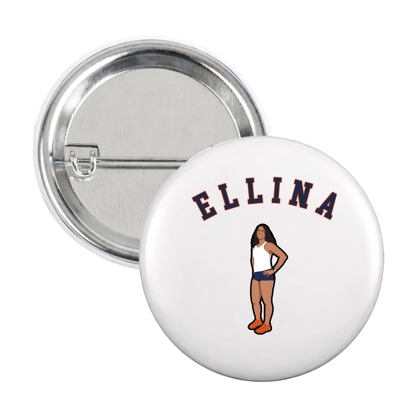 Game Day Button — Shirsey Arch in White