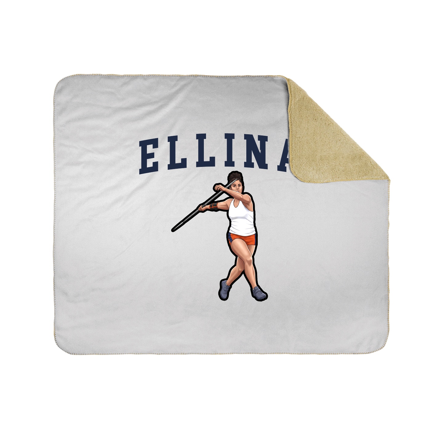 Throw Blanket — Shirsey in White