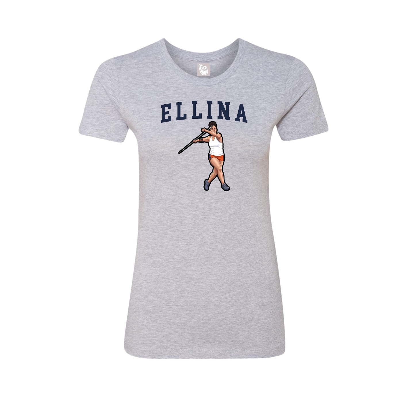 Fitted Women's Tee — Shirsey in Grey
