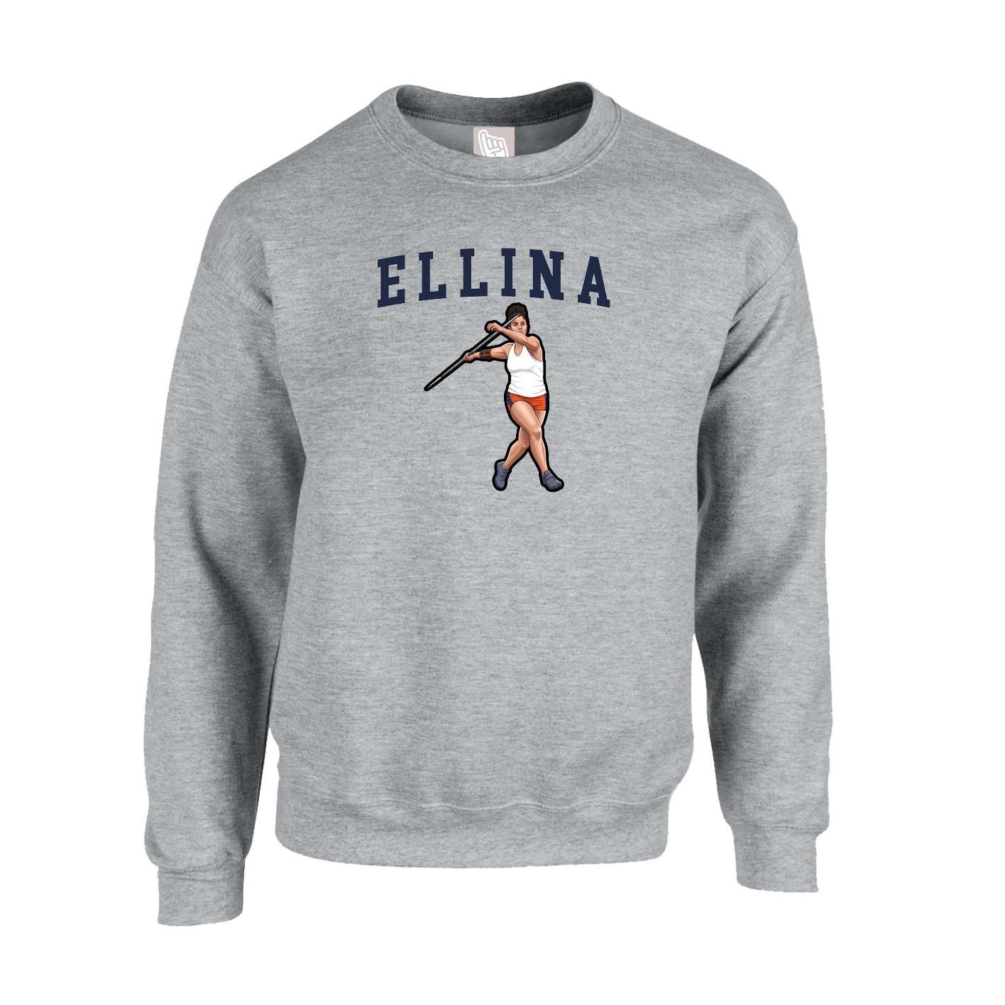 Fleece Crew — Shirsey in Grey