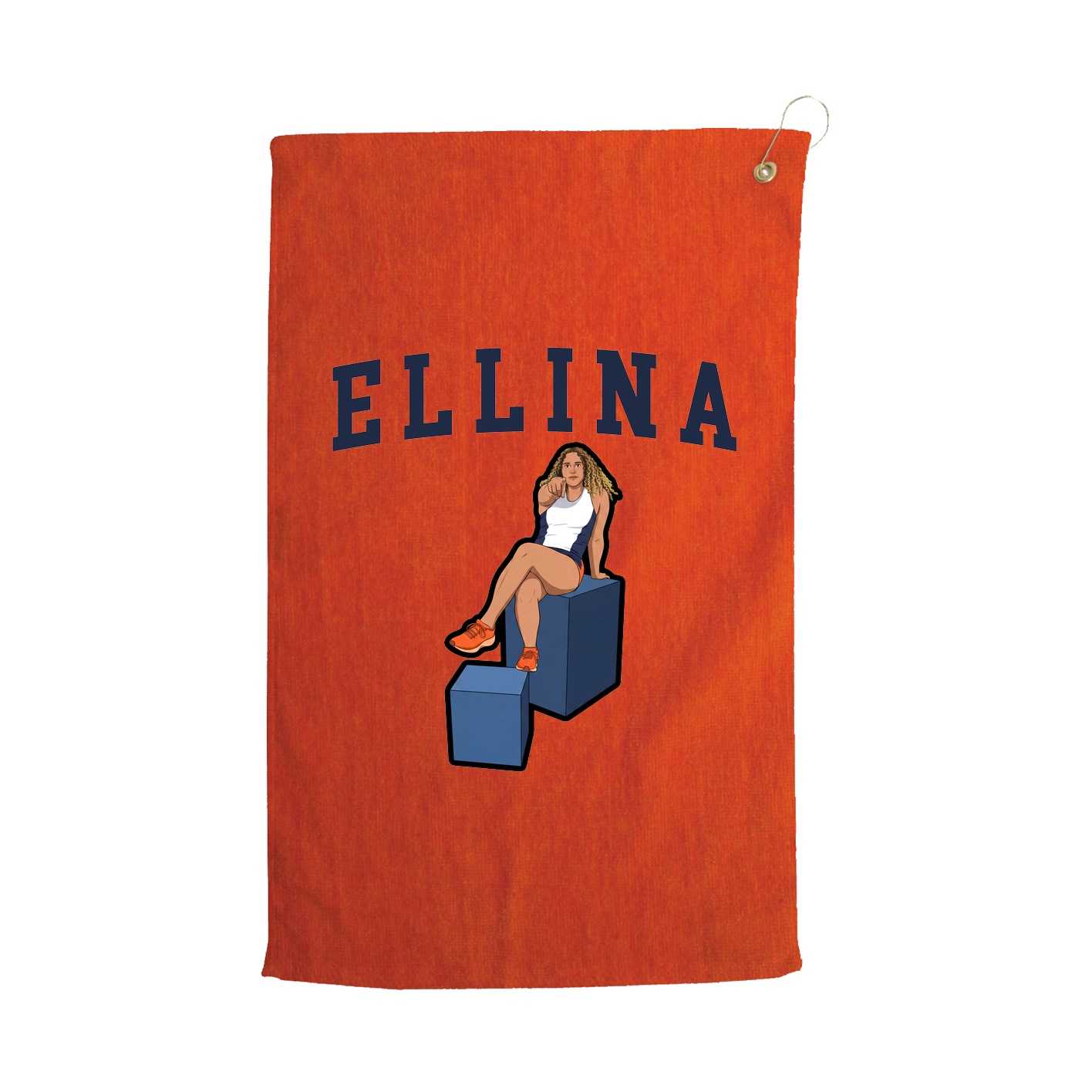 Golf Towel — Shirsey in Orange