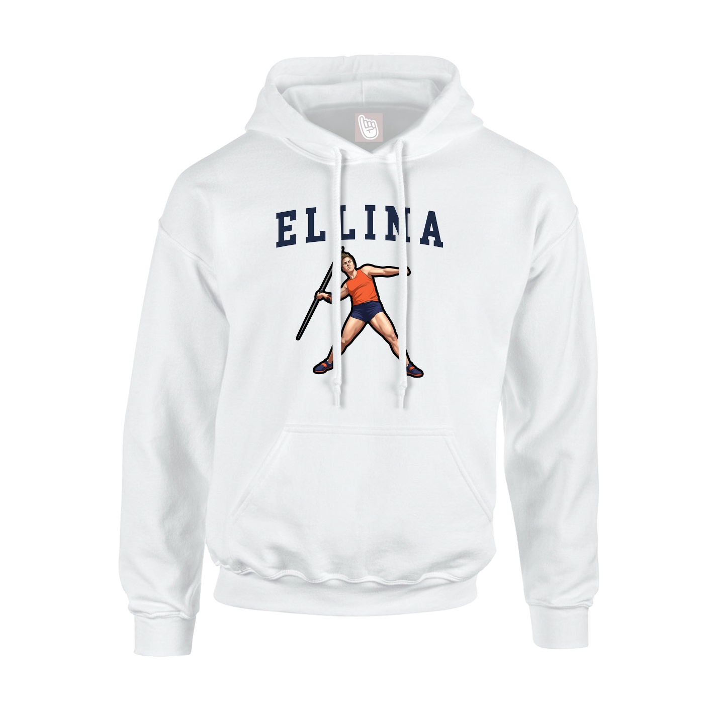 Hoodie — Shirsey in White