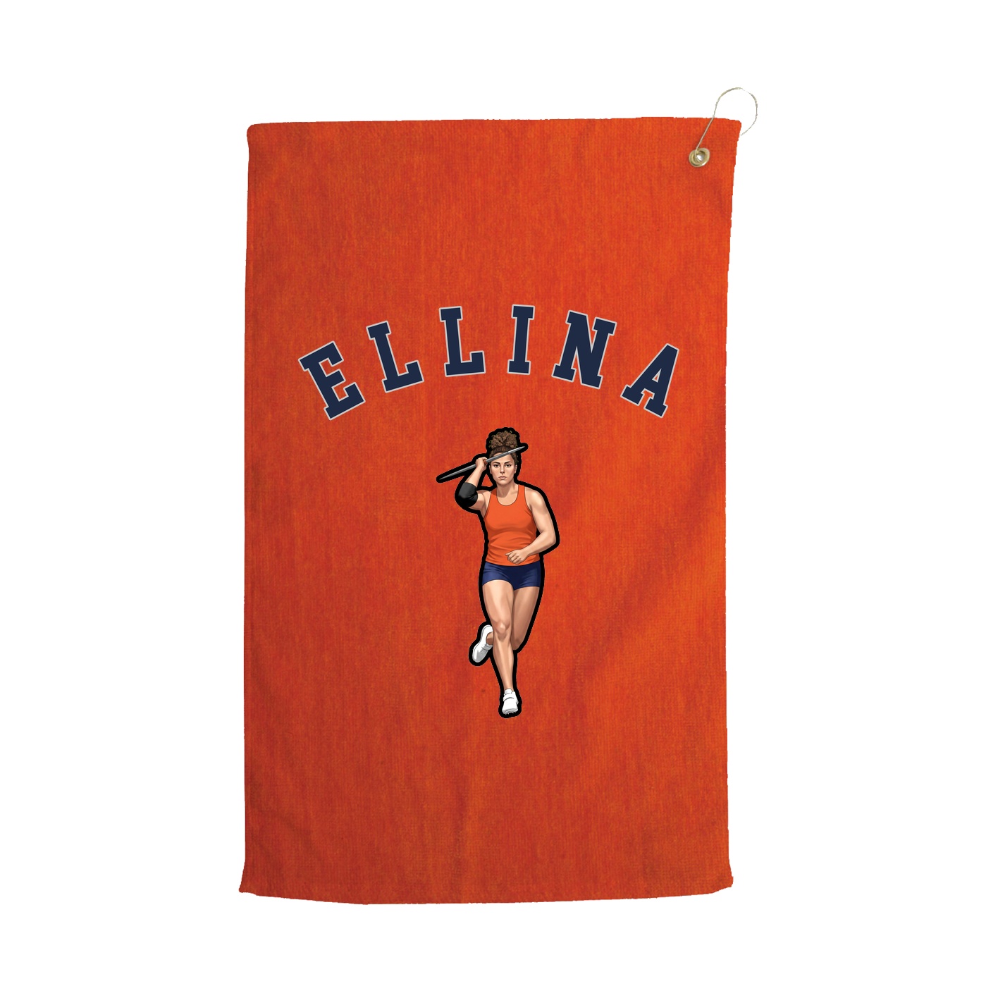 Golf Towel — Shirsey Arch in Orange