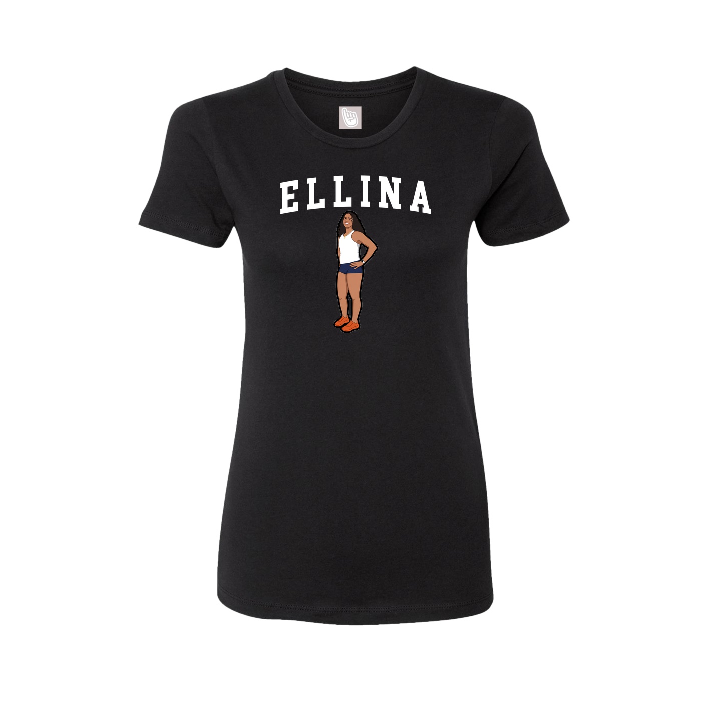 Fitted Women's Tee — Shirsey in Black