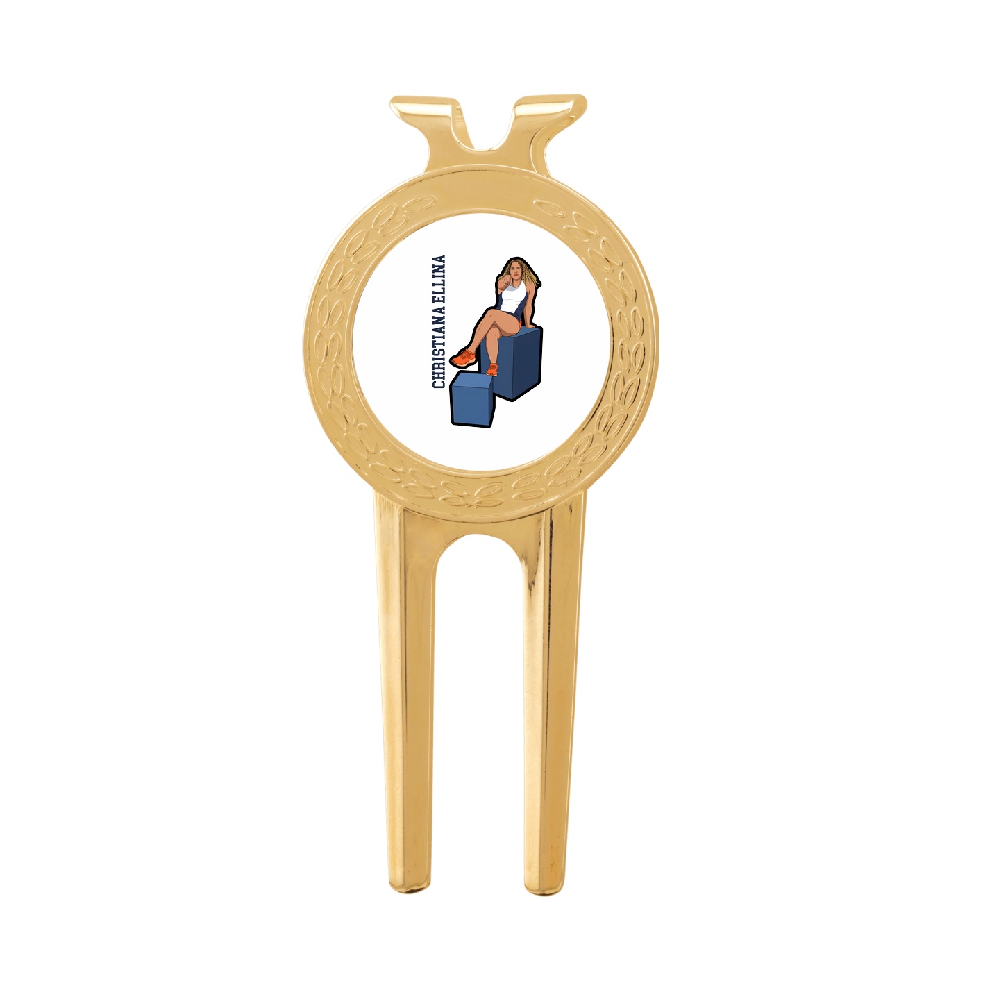 Divot Tool with Ball Marker — Name Vertical in Classic