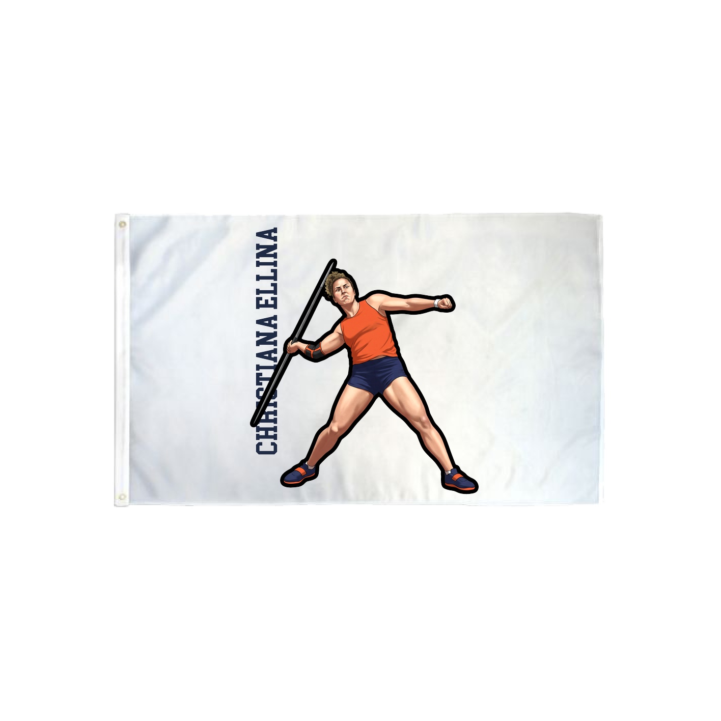 3x5 Flag — Name Vertical in Classic