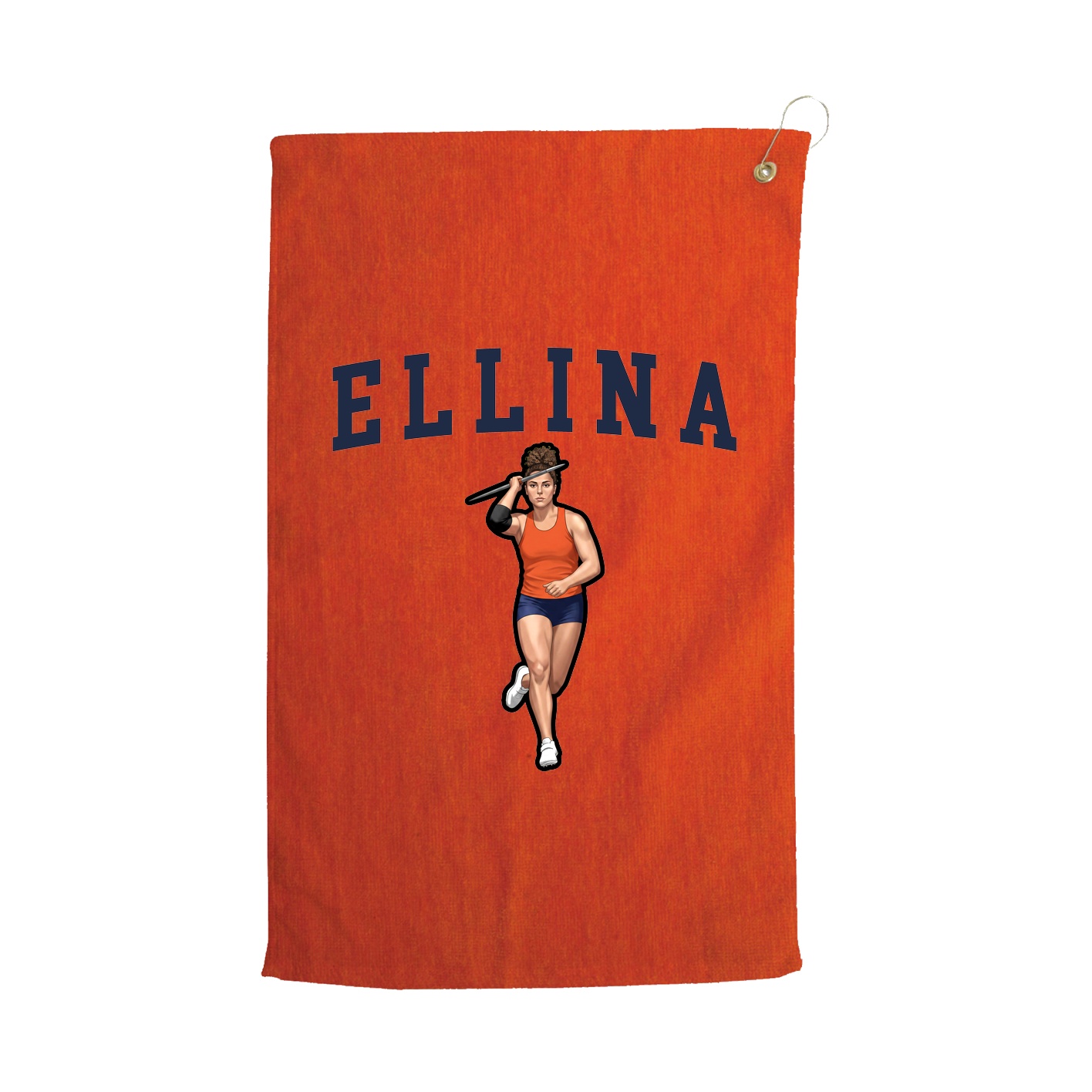 Golf Towel — Shirsey in Orange