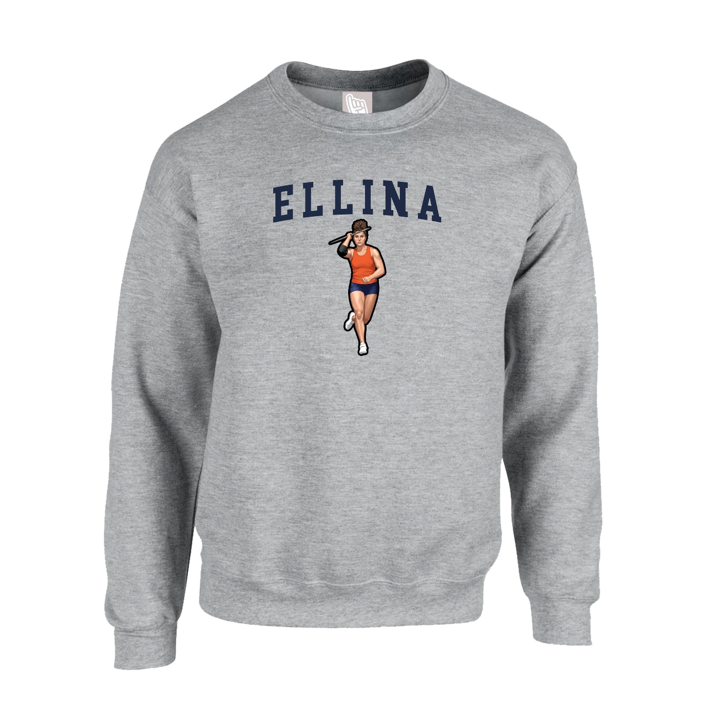 Fleece Crew — Shirsey in Grey