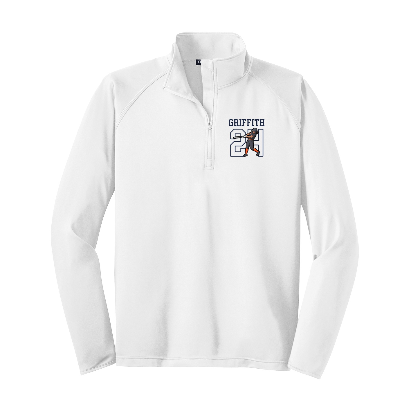Q-Zip Pullover — Shirsey in White