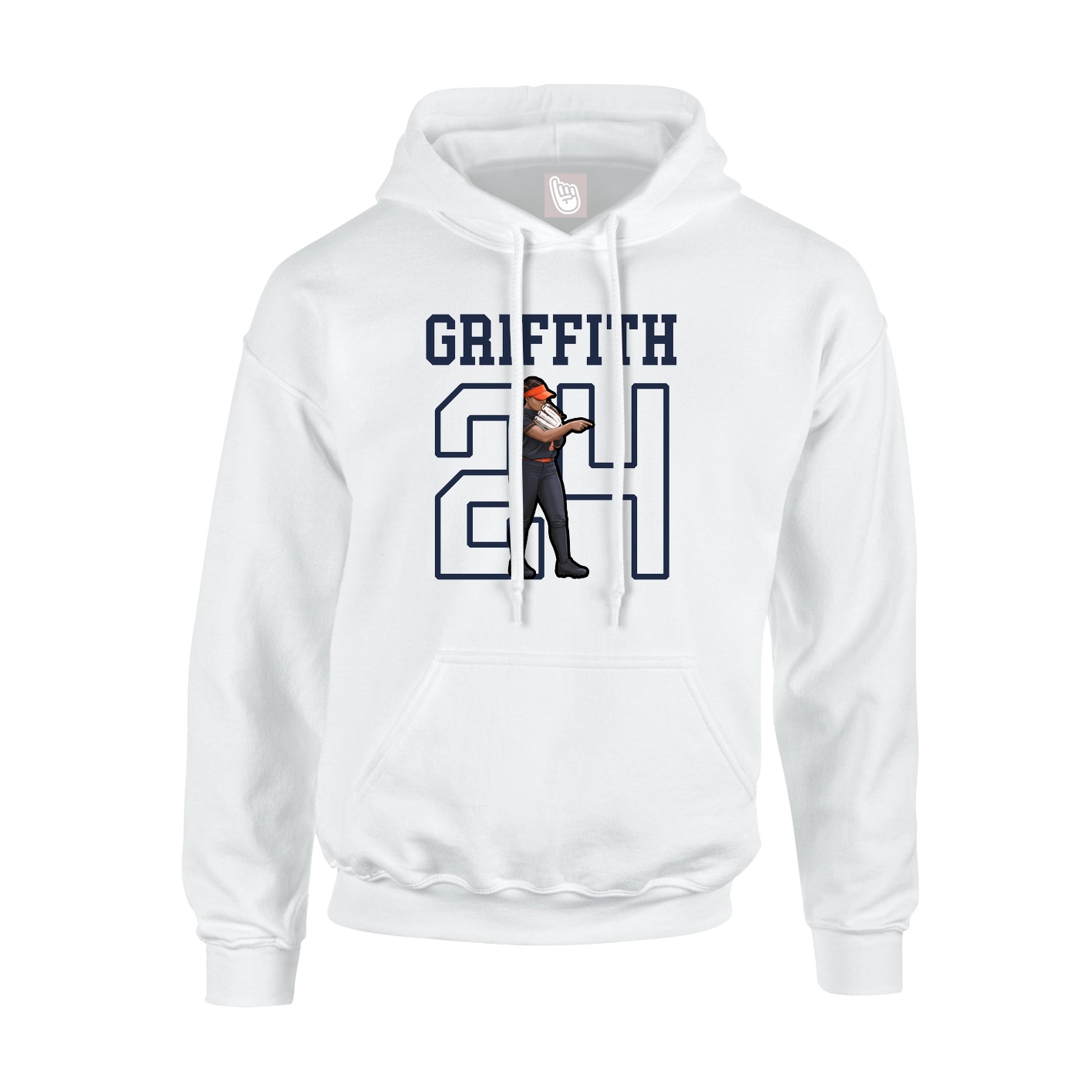 Hoodie — Shirsey in White