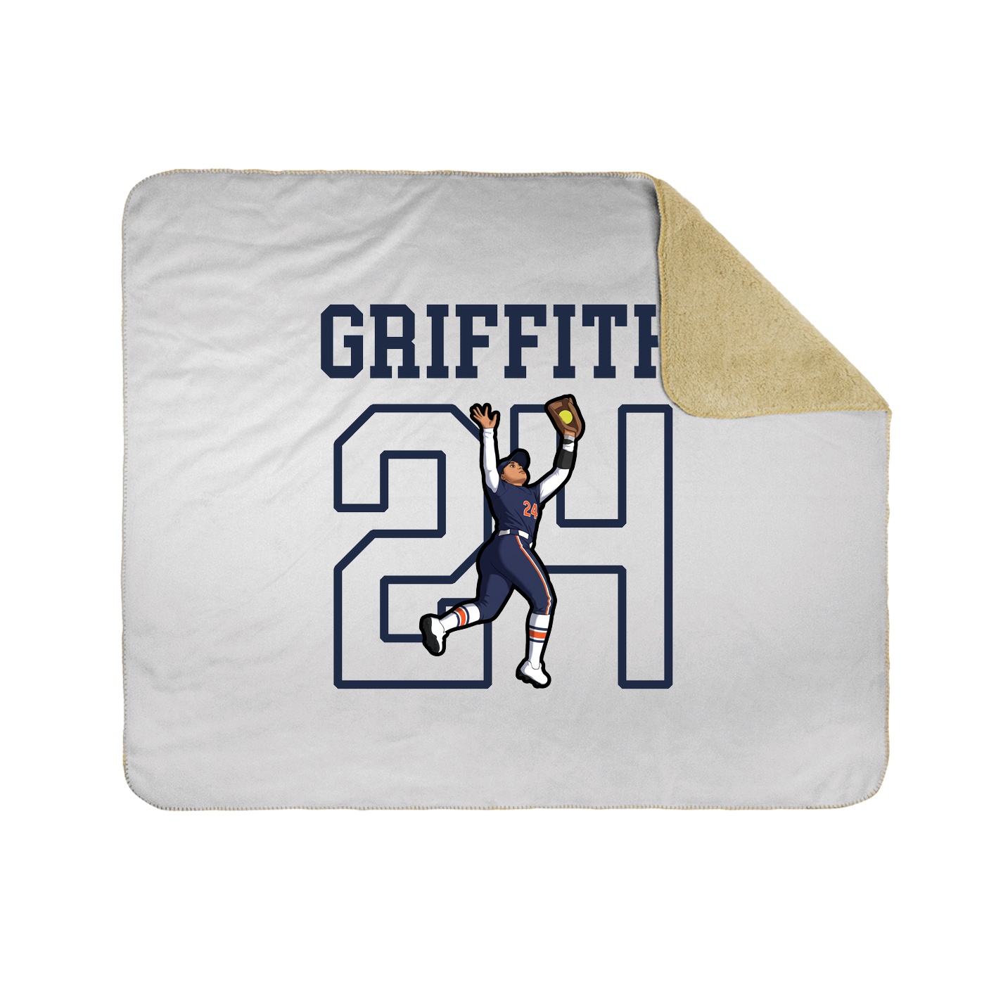 Throw Blanket — Shirsey in White