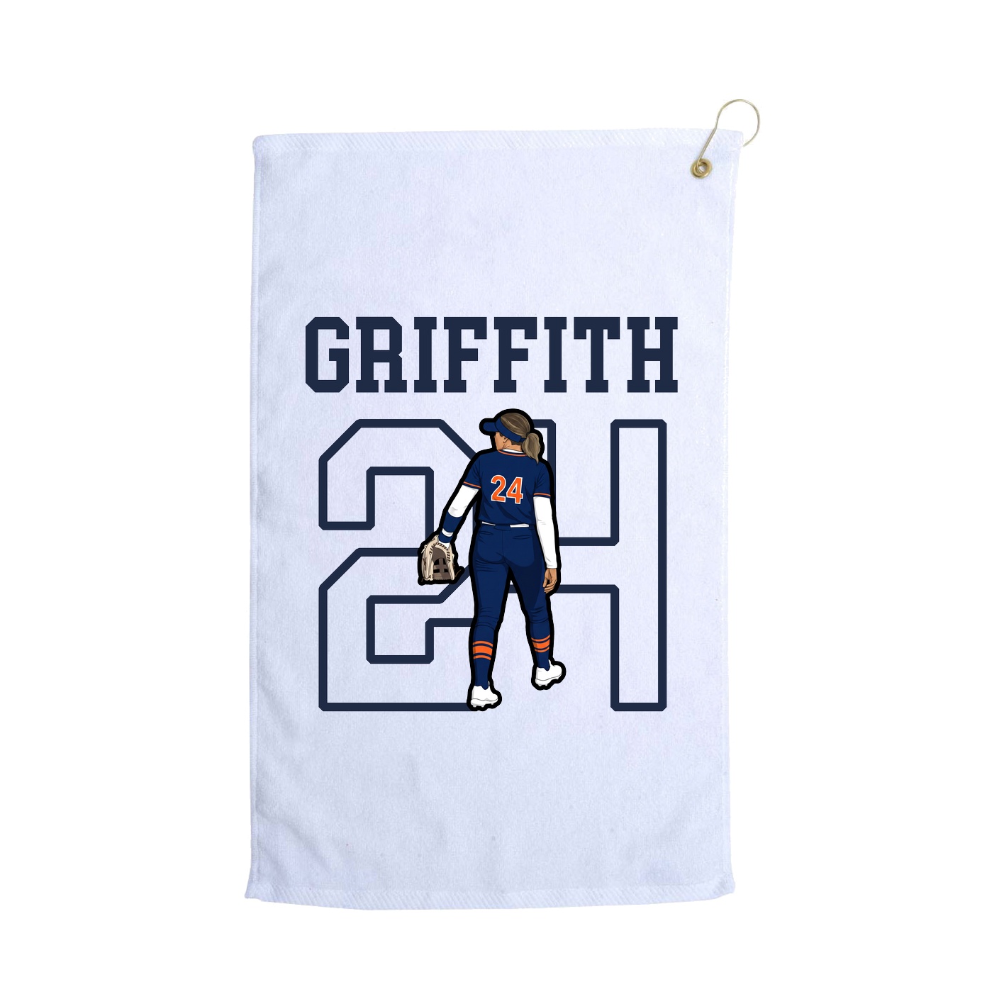 Golf Towel — Shirsey in White