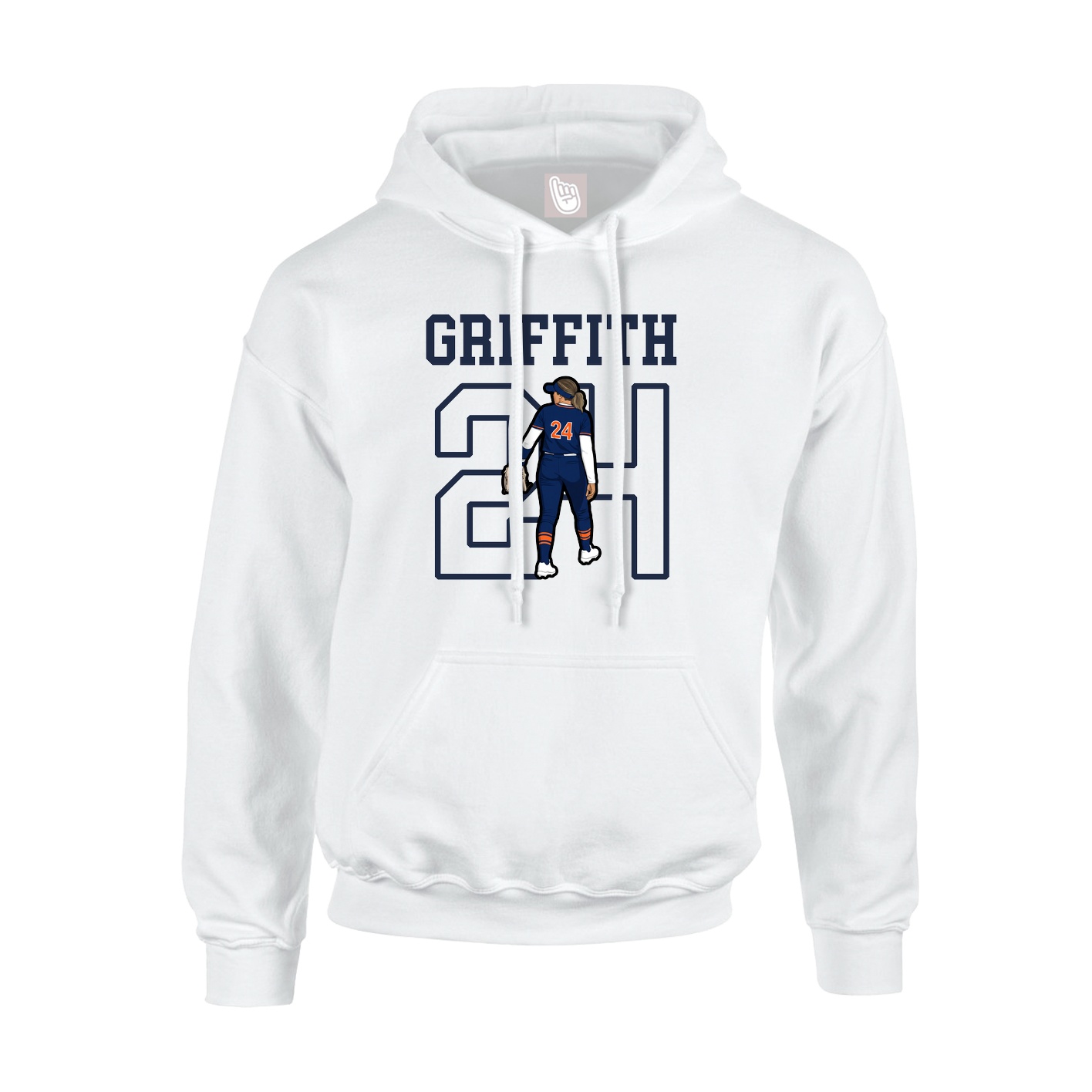 Hoodie — Shirsey in White