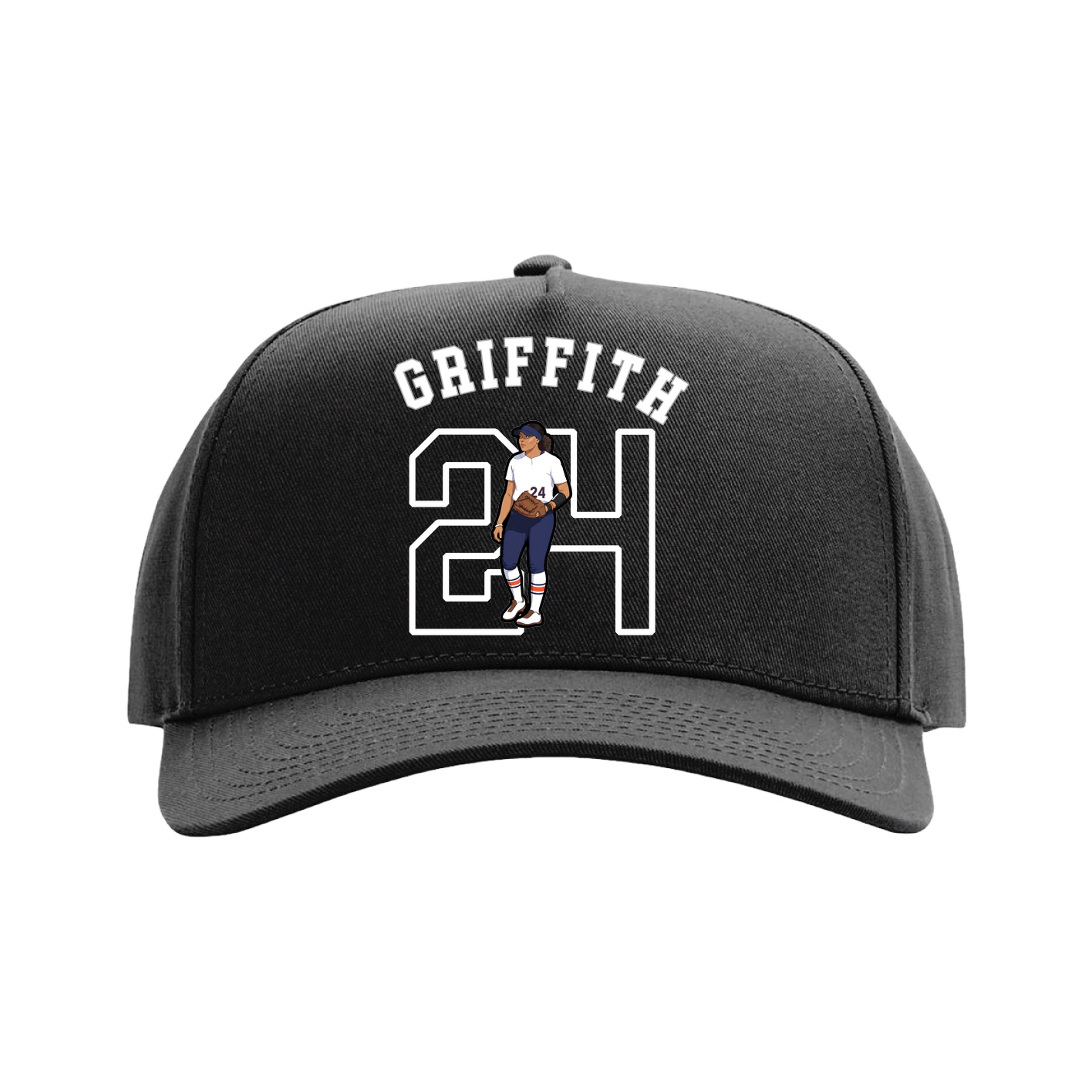Full Fabric Five-Panel Champ Cap