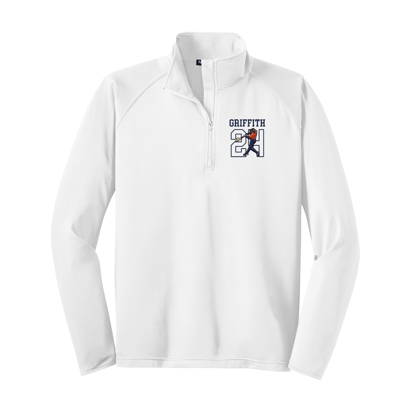 Q-Zip Pullover — Shirsey in White