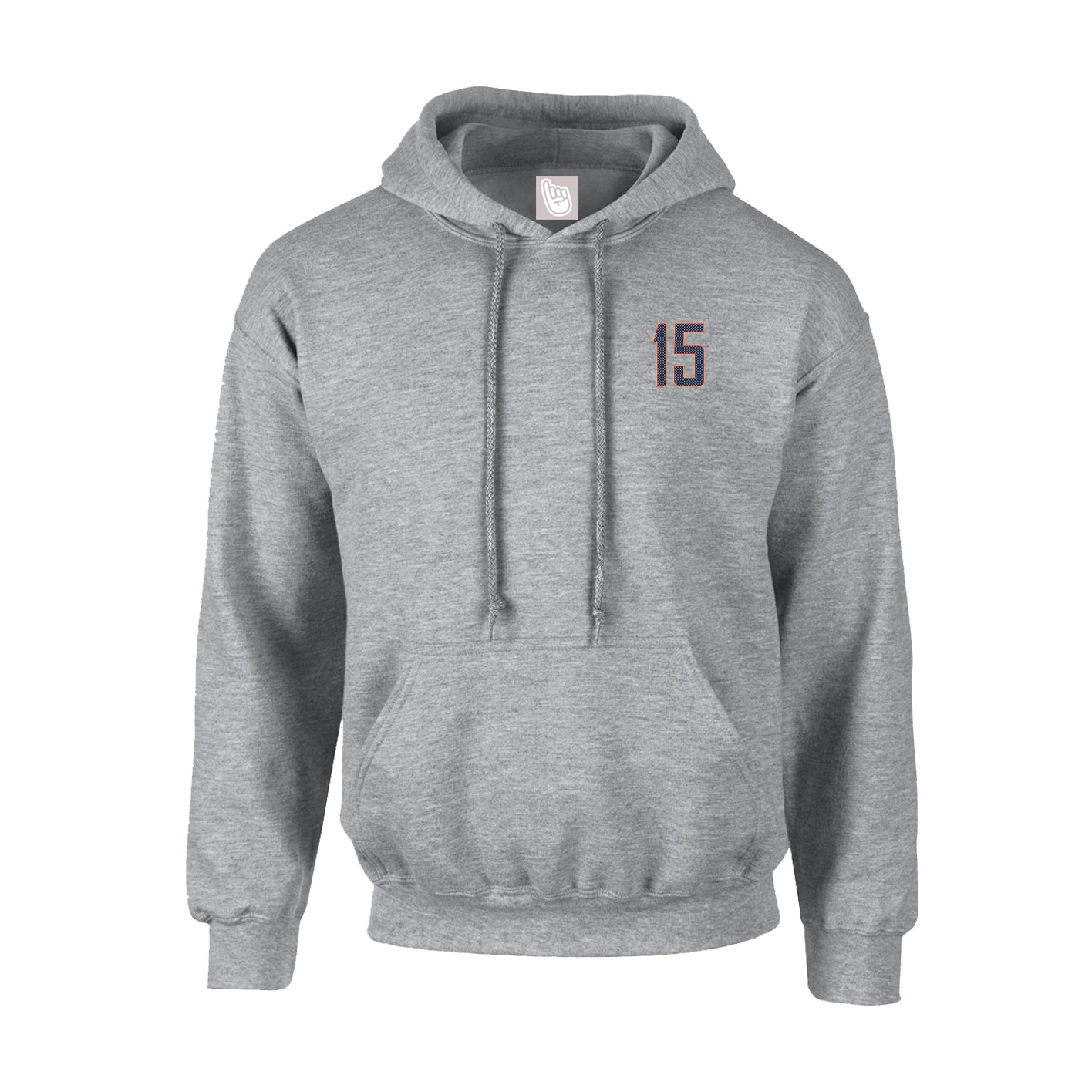 Hoodie — Front Shirsy in Grey