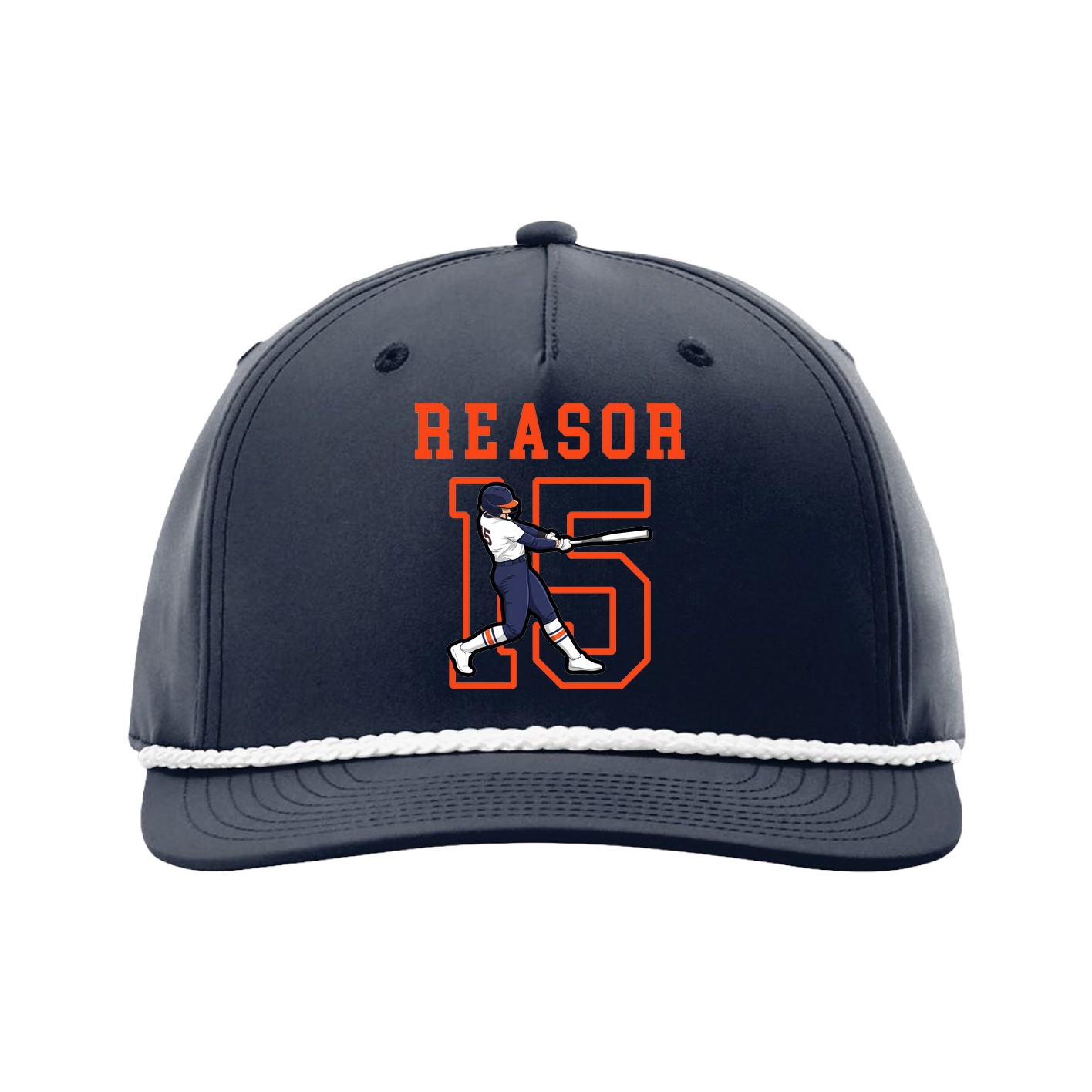 Five-Panel Classic Rope Cap — Shirsey in Navy