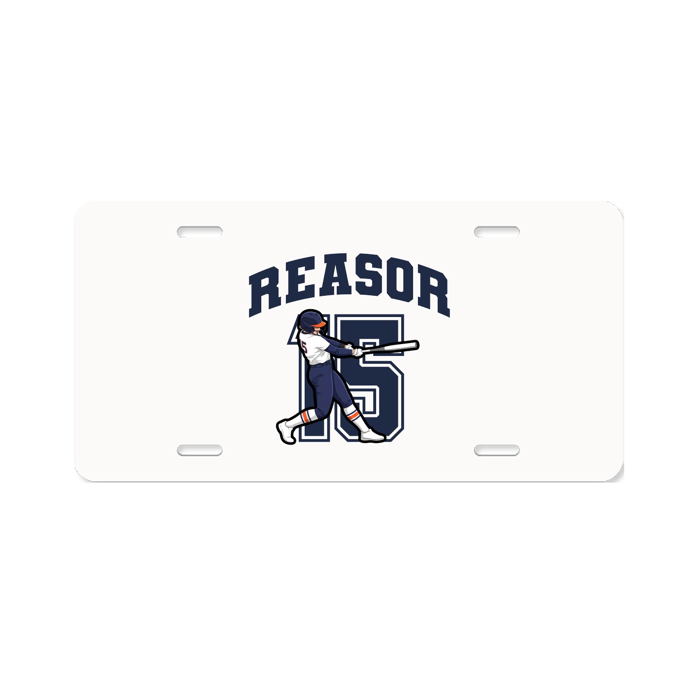 License Plate — Number in Classic
